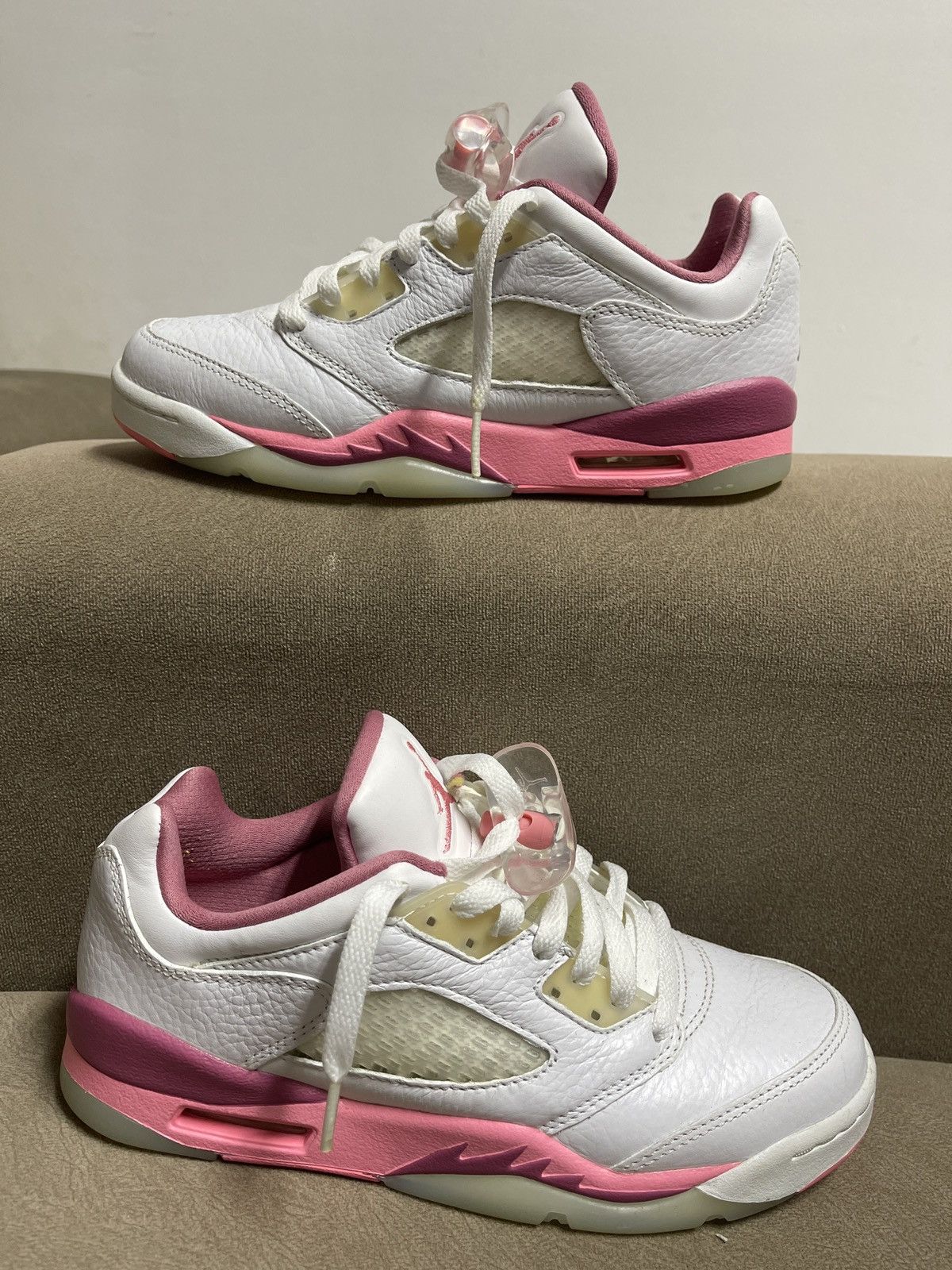 Other Air Jordan 5 Retro Low (GS) 'Coral Chalk' Size US 5 / IT 35 - 2 Thumbnail