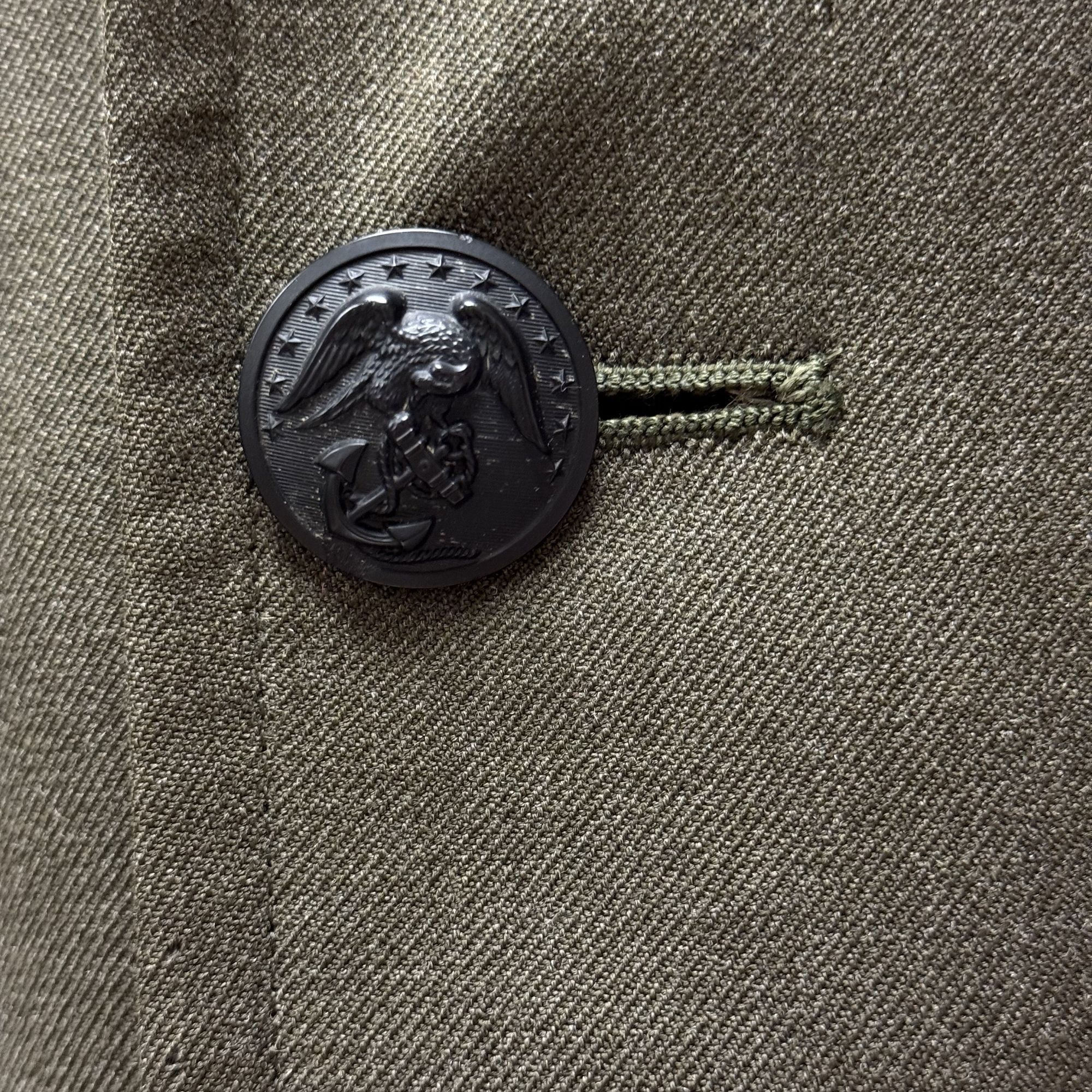 Other Vtg Viking Clothing VIETNAM Era Military SERGE GREEN Jacket Size US S / EU 44-46 / 1 - 7 Thumbnail