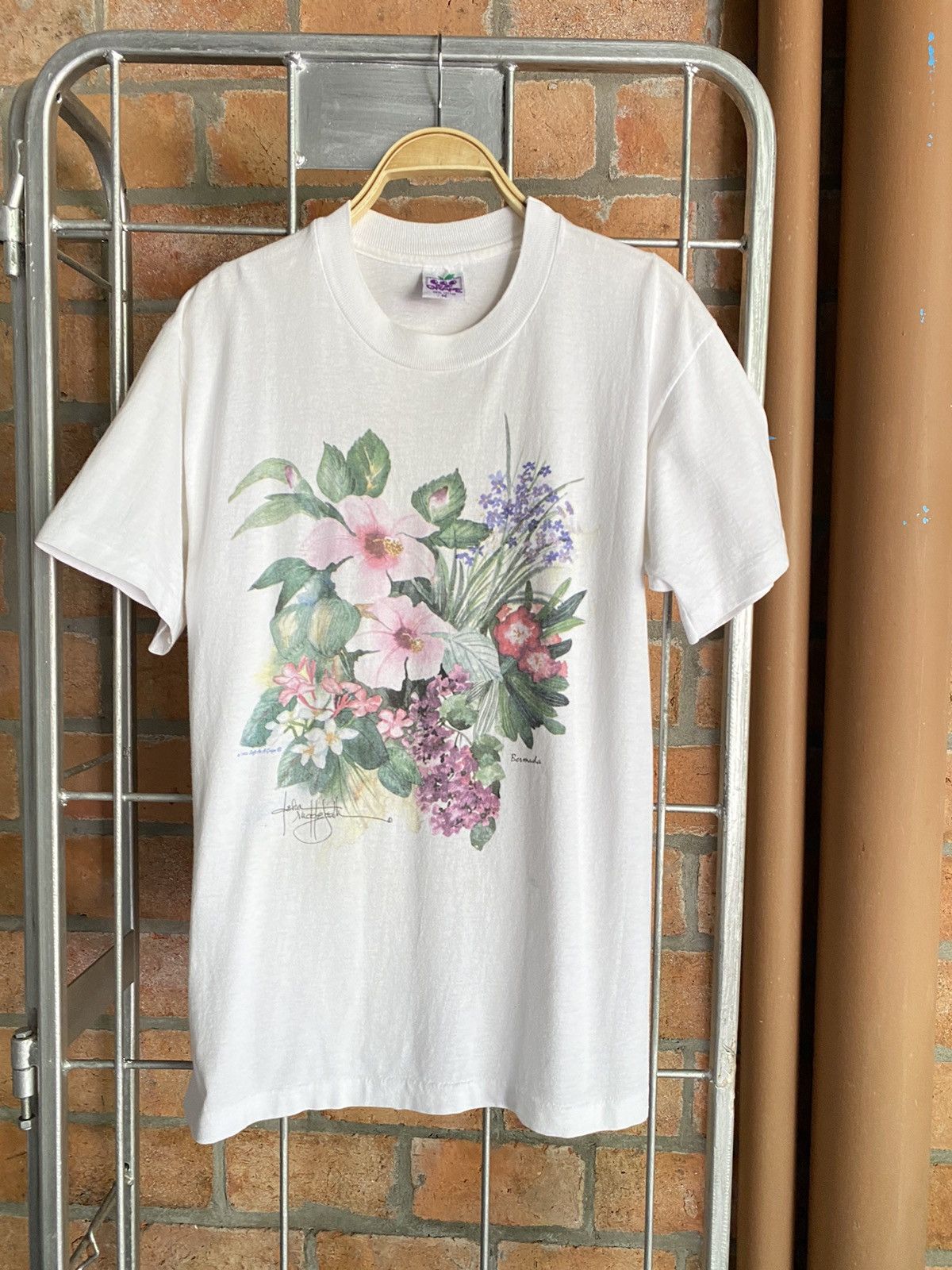 Vintage Vintage floral printed tee Size US M / EU 48-50 / 2 - 1 Thumbnail