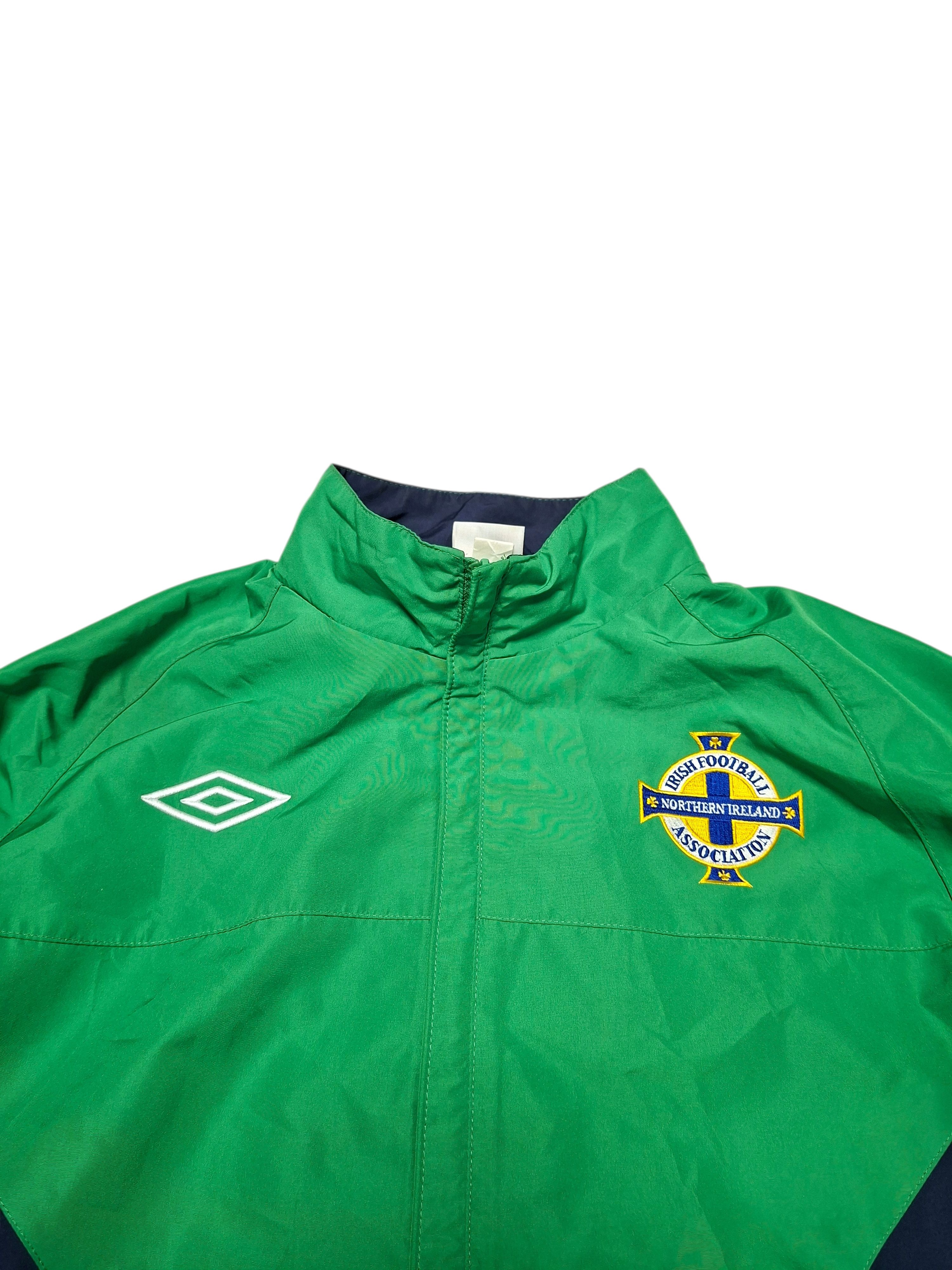 Umbro NORTHERN IRELAND UMBRO VINTAGE NYLON SOCCER TRACK JACKET Size US S / EU 44-46 / 1 - 2 Thumbnail