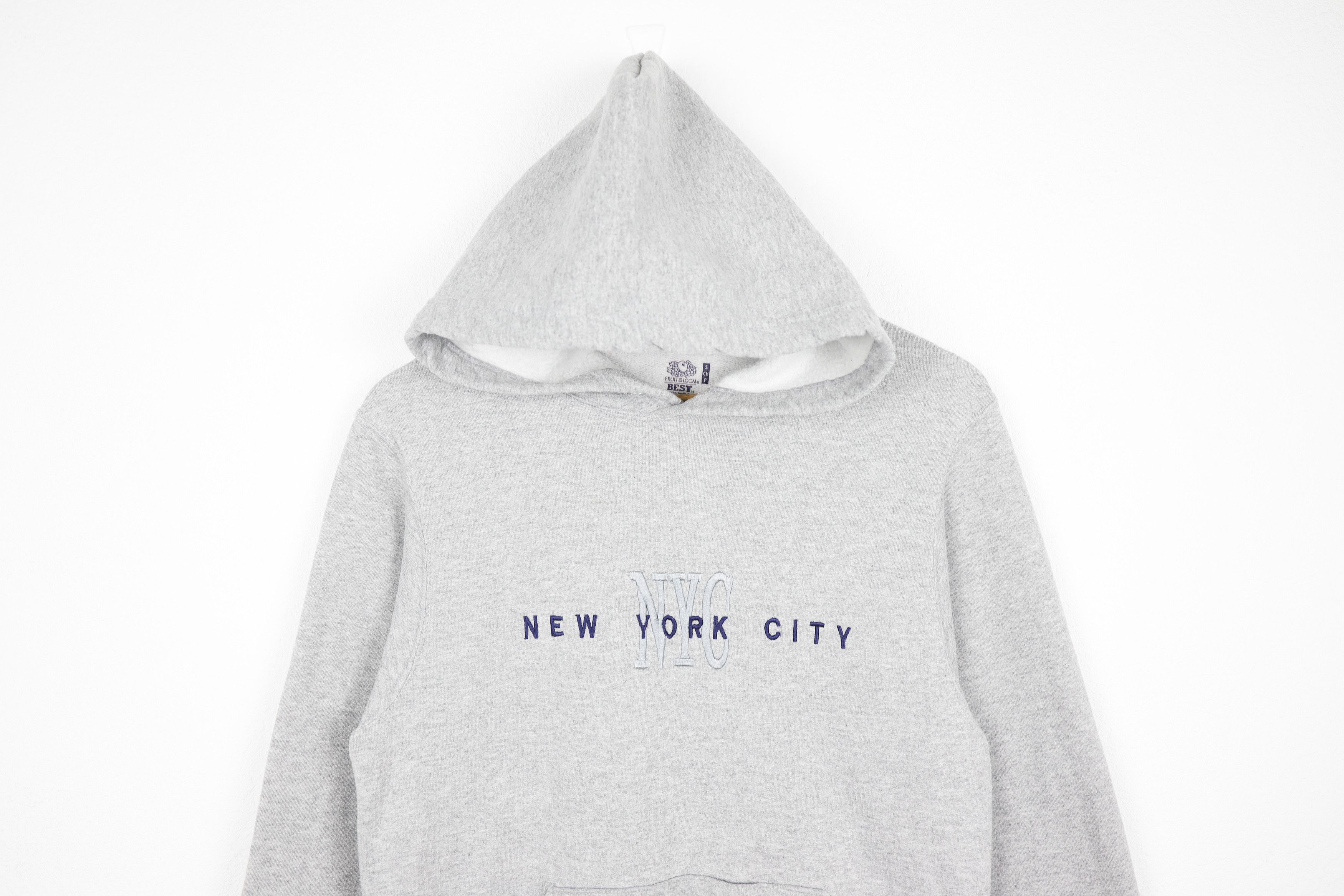 Vintage Vintage NYC New York City Embroidered Graphic Hoodie Size US XS / EU 42 / 0 - 2 Thumbnail