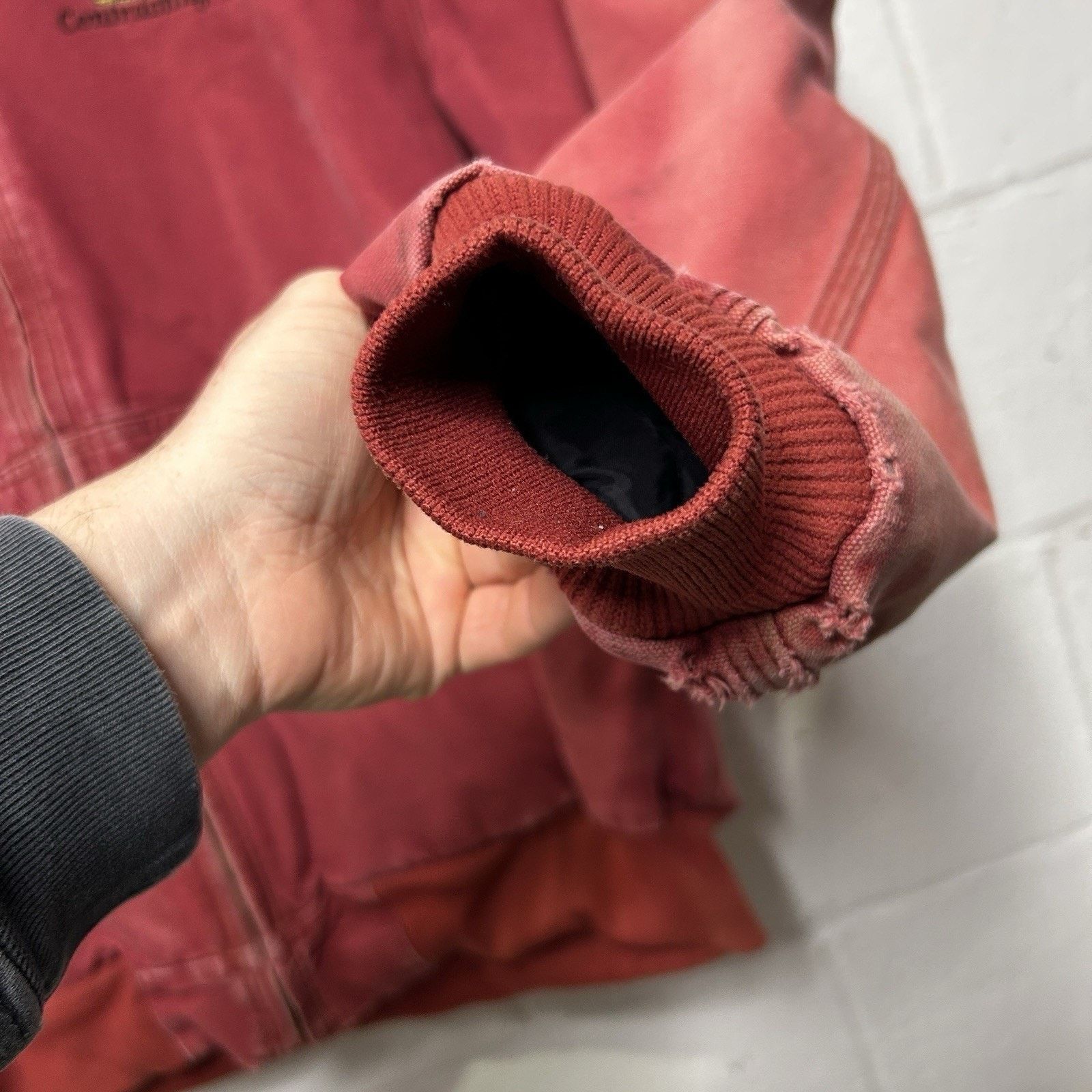 Carhartt Vintage Carhartt Fleece-Lined Active Jacket “Dark Red” J158 Size US XL / EU 56 / 4 - 11 Thumbnail