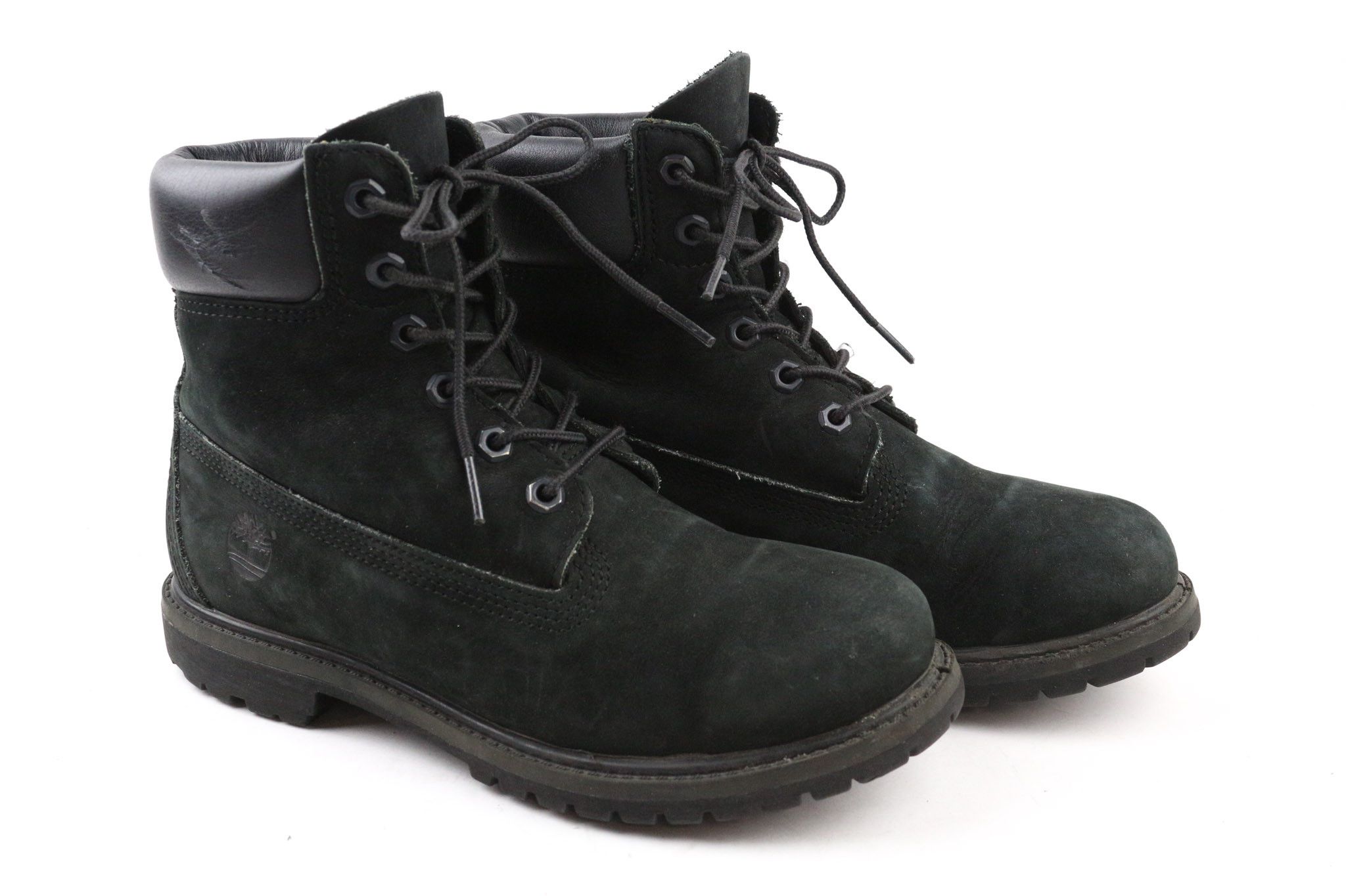 Timberland 8658A ~UK6 Black Leather Primaloft Lace Shoes 79619 Size US 8.5 / IT 38.5 - 1 Thumbnail