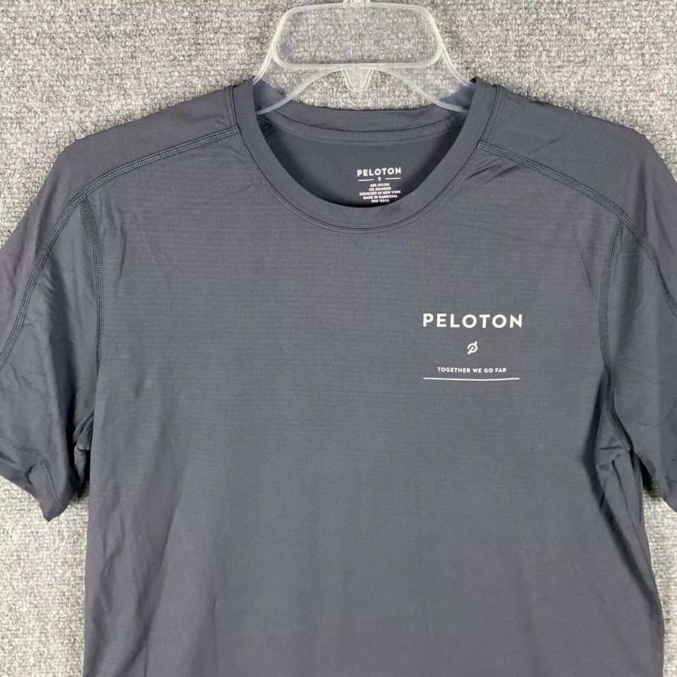 Peloton Peloton T-Shirt Men's Small Short Sleeve Gray Nylon S Size US S / EU 44-46 / 1 - 2 Thumbnail