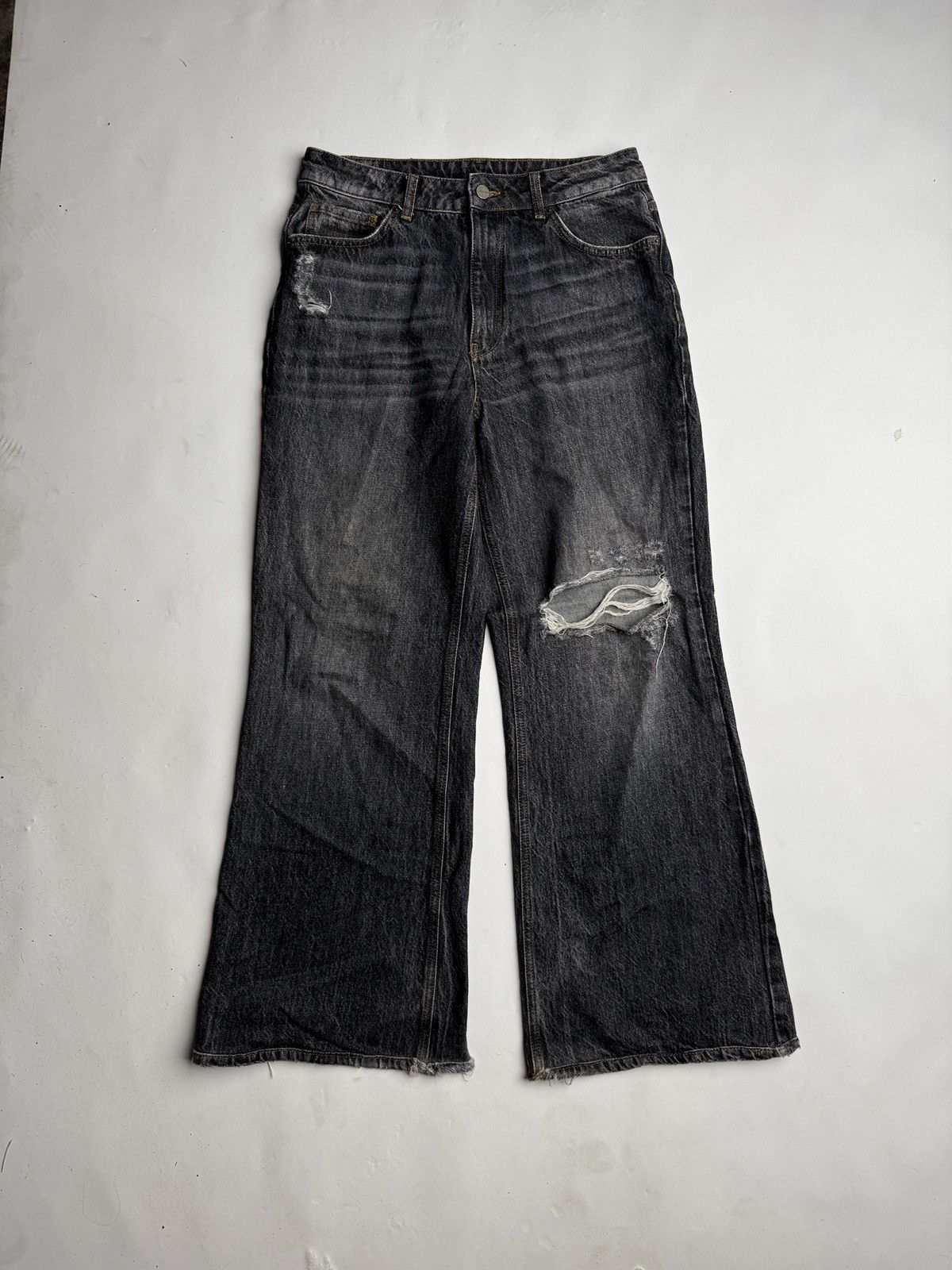 Other Pearled Ivory 1403 Flared Jeans Size US 32 / EU 48 - 1 Thumbnail