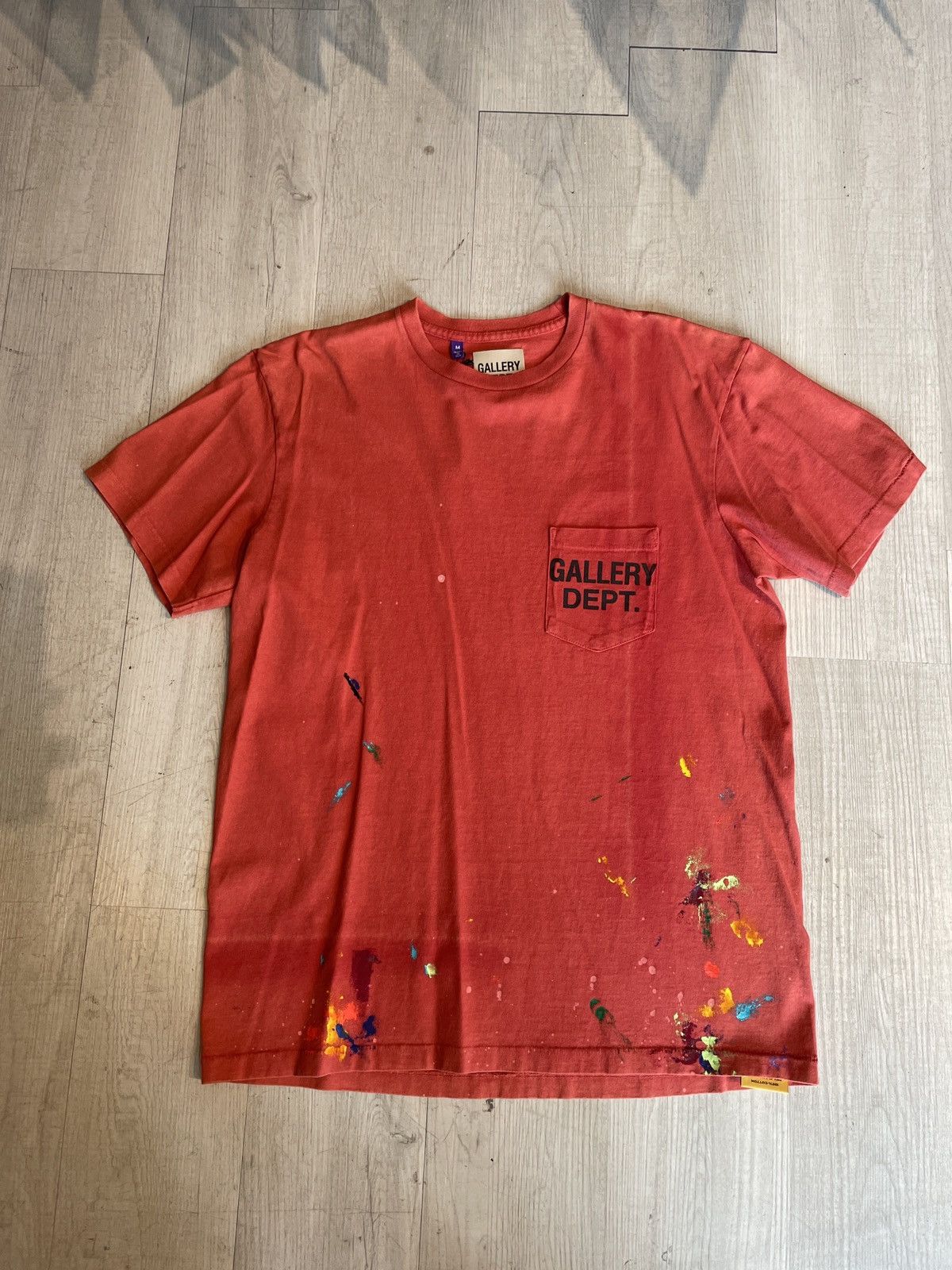 Gallery Dept. Paint T-Shirt Red M