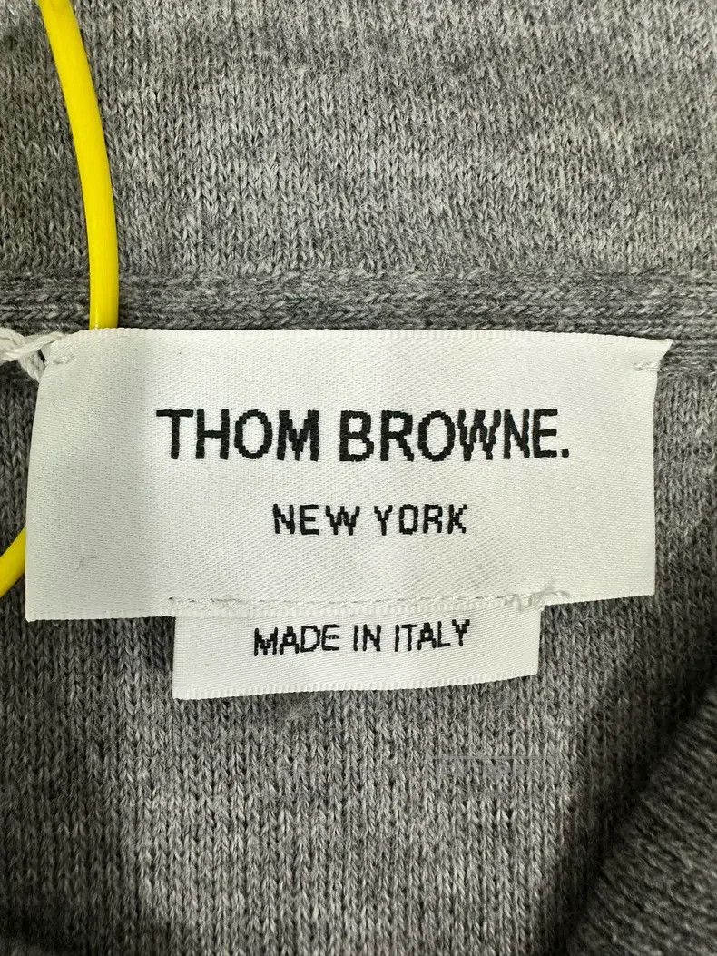Thom Browne Thom Browne Gray Cashmere Hoodie Size US M / EU 48-50 / 2 - 3 Thumbnail