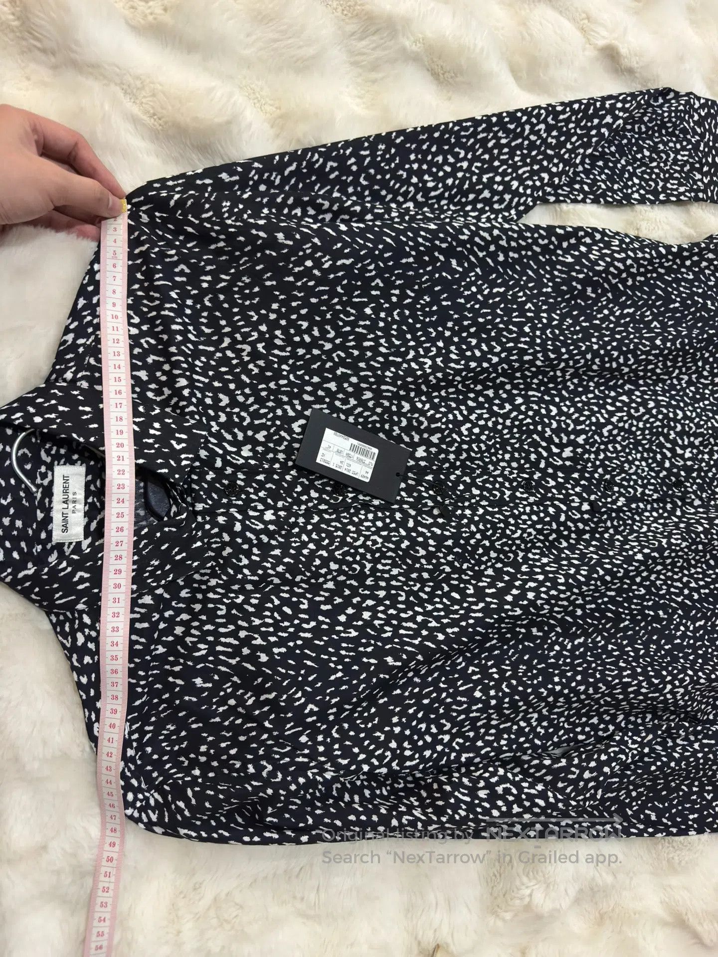 Saint Laurent Paris Saint Laurent Paris size 41 First-Year Leopard Print Shirt Size US S / EU 44-46 / 1 - 7 Thumbnail