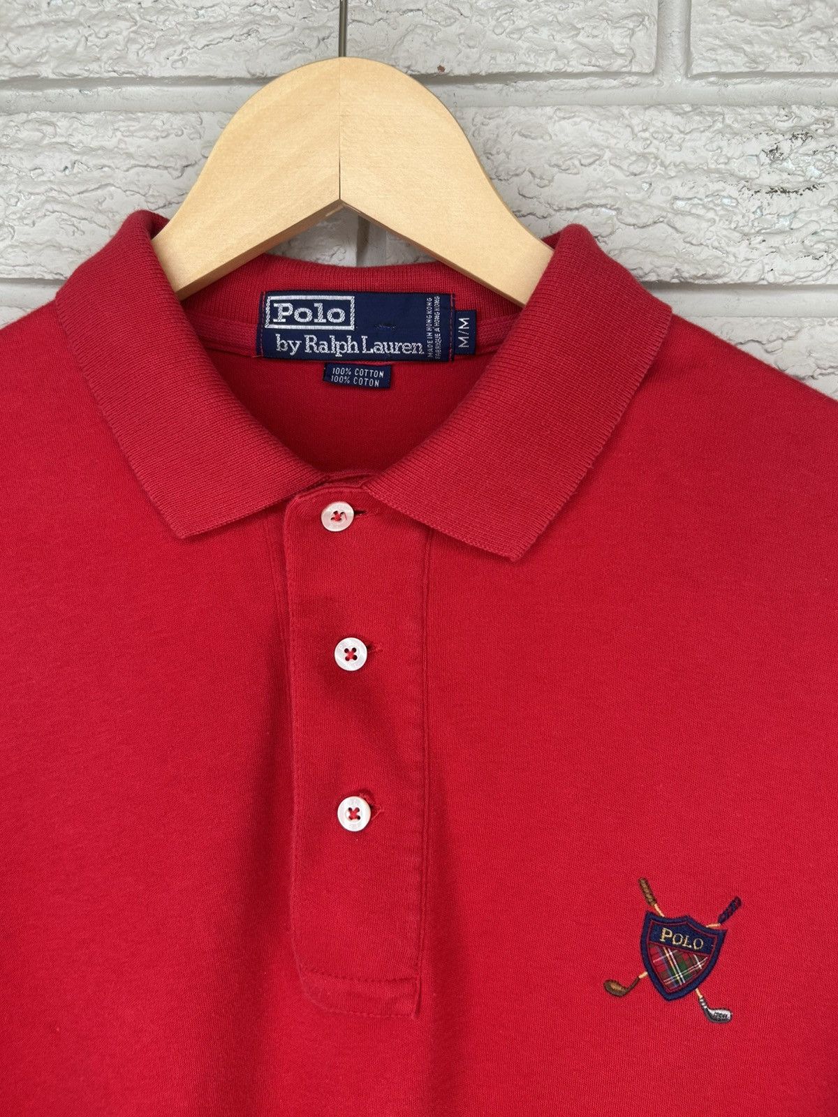 Polo Ralph Lauren Vintage 90s Polo Ralph Lauren Golf Crest Polo Size US M / EU 48-50 / 2 - 4 Thumbnail