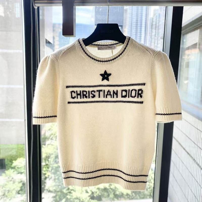 Dior Dior Logo Star Wool Cashmere Sweater Size 40 Size M / US 6-8 / IT 42-44 - 1 Thumbnail
