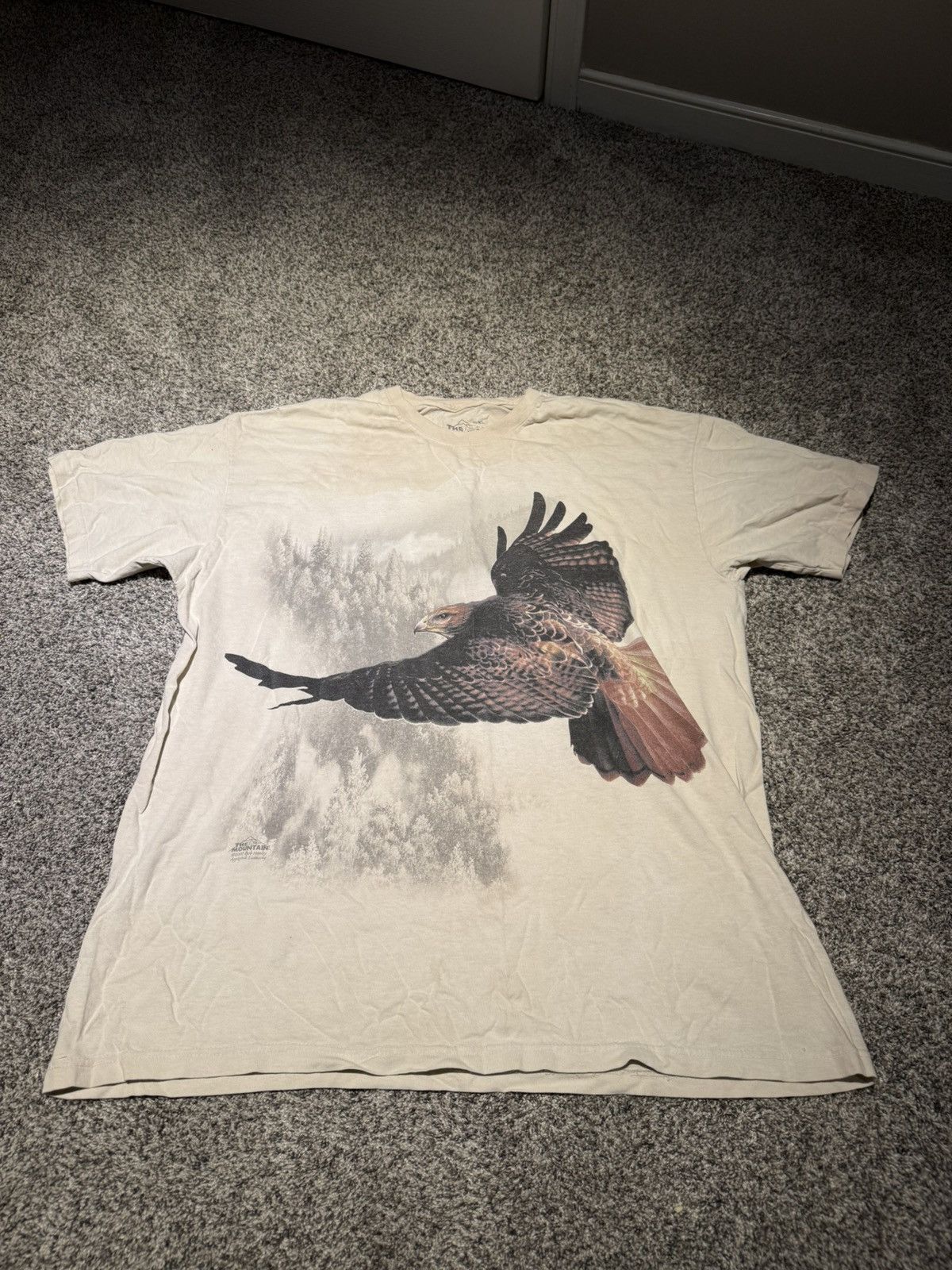 The Mountain 2002 The Mountain eagle graphic tee. Vintage faded Size US XL / EU 56 / 4 - 1 Thumbnail