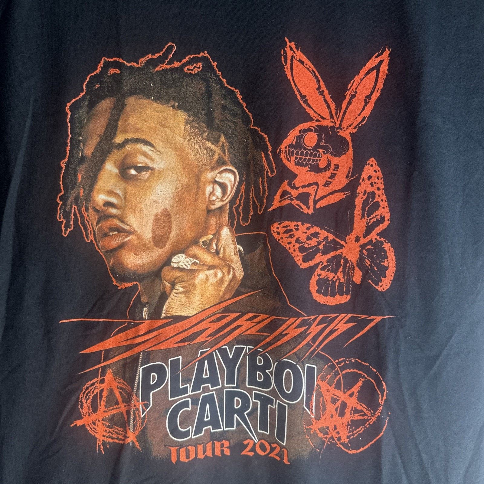 Fruit Of The Loom 2021 Playboi Carti Narcissist Tour T-Shirt Adult 2XL Size US XXL / EU 58 / 5 - 2 Thumbnail