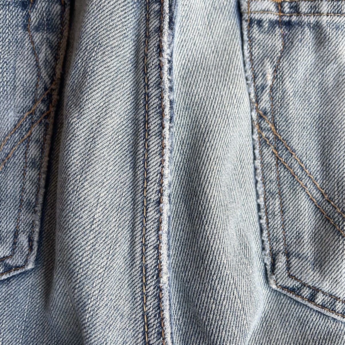 Edwin 🔥Vintage Edwin 403 Stoned Washed Distress Denim Jeans Size US 35 - 9 Thumbnail