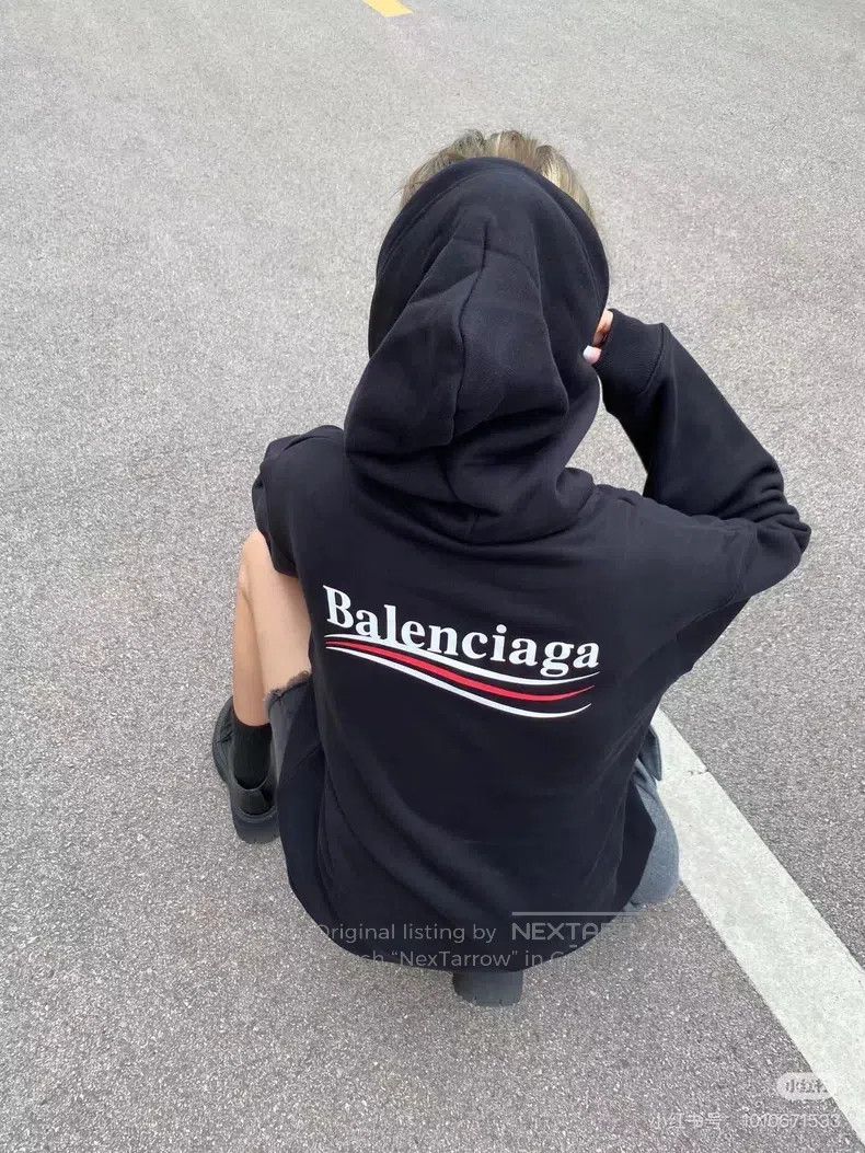 Balenciaga Balenciaga Black Coke Hoodie Size US XS / EU 42 / 0 - 5 Thumbnail