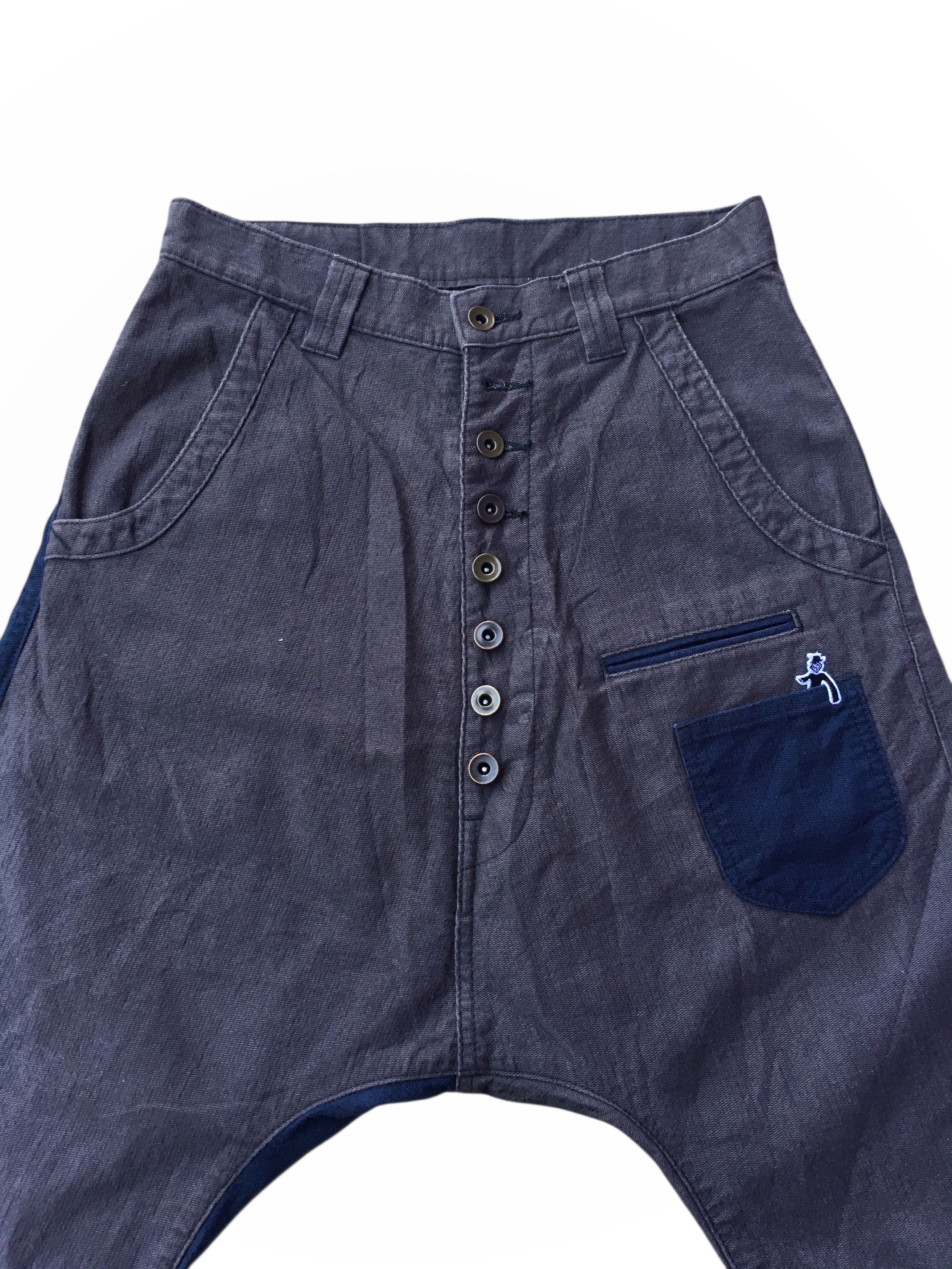Japanese Brand Japanese 53 Fifth Crotch Dropped Pants Size US 29 - 3 Thumbnail