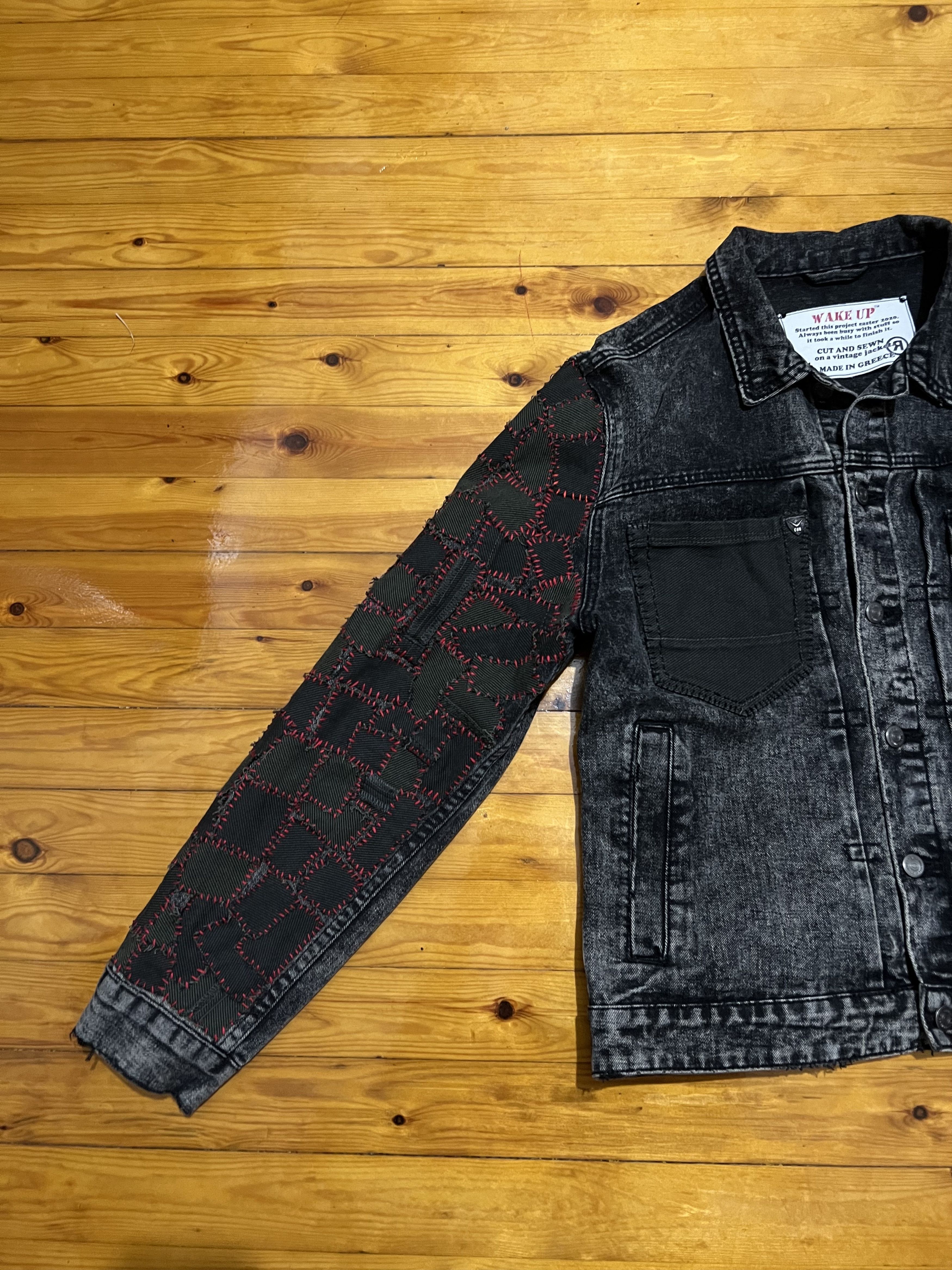 Japanese Brand 1OF1 gray Grail Ifsixwasnine mst-alike punk patched jacket Size US M / EU 48-50 / 2 - 3 Thumbnail