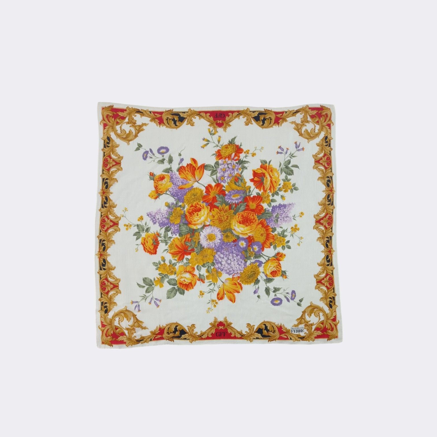 Gianfranco Ferre Vintage Gianfranco Ferre Handkerchief Neckerchief H307E Size ONE SIZE - 2 Thumbnail