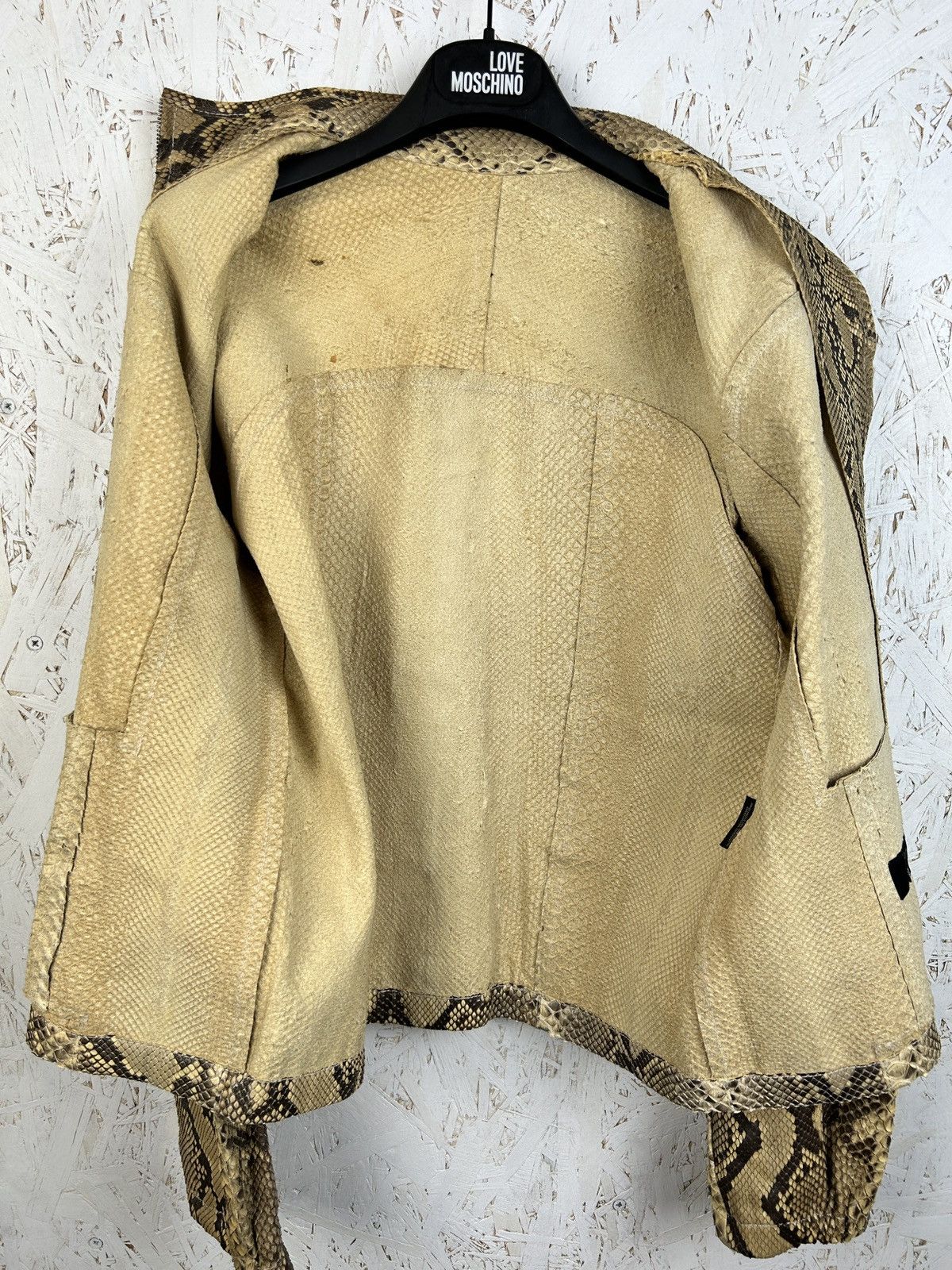 Gucci Tom Ford Gucci 2000 Runway Python Leather Jacket Size 40 Size M / US 6-8 / IT 42-44 - 13 Thumbnail