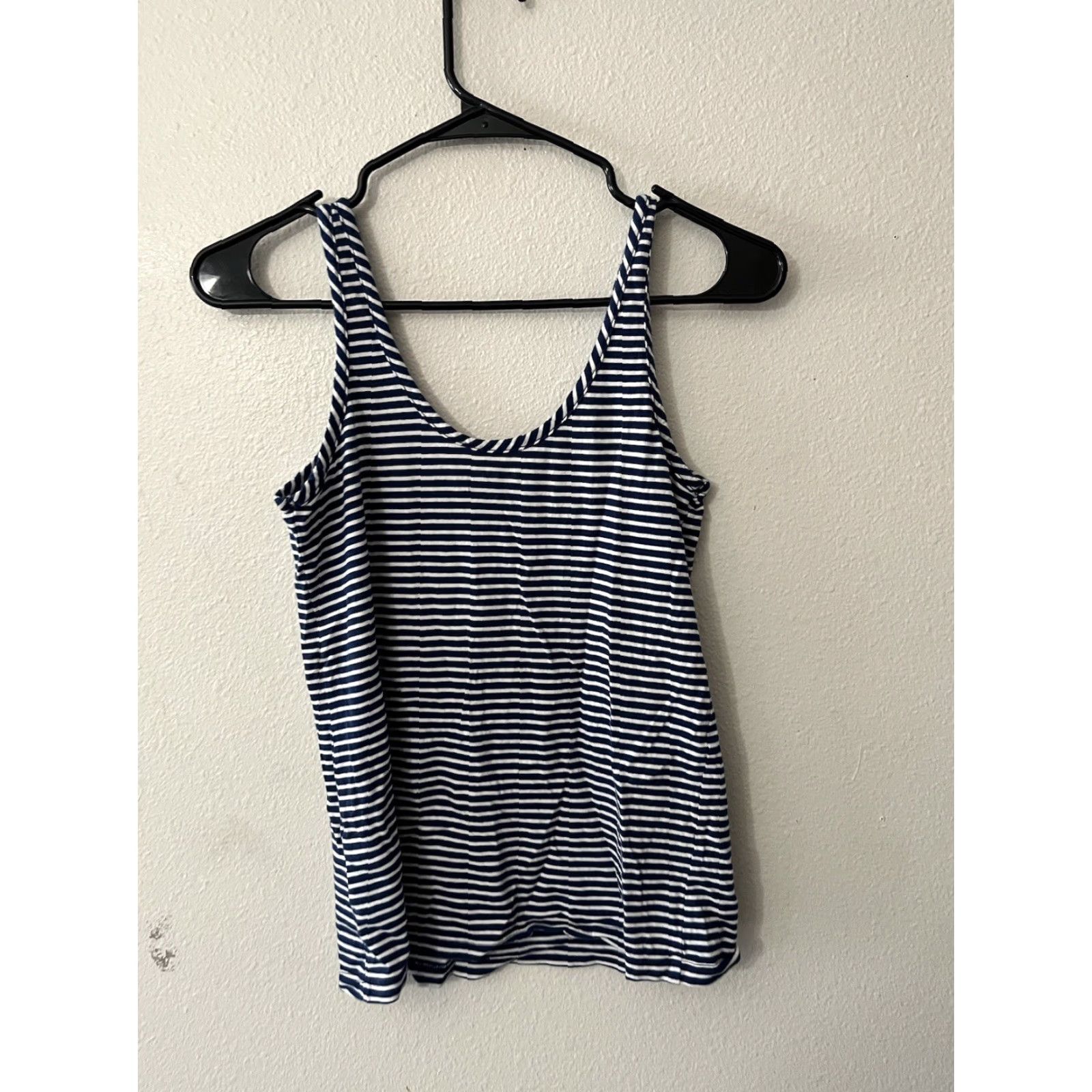 Gap Gap Body Blue Striped Tank Top Womens XS Sleeveless Scoop Neck Casual Size XS / US 0-2 / IT 36-38 - 3 Thumbnail