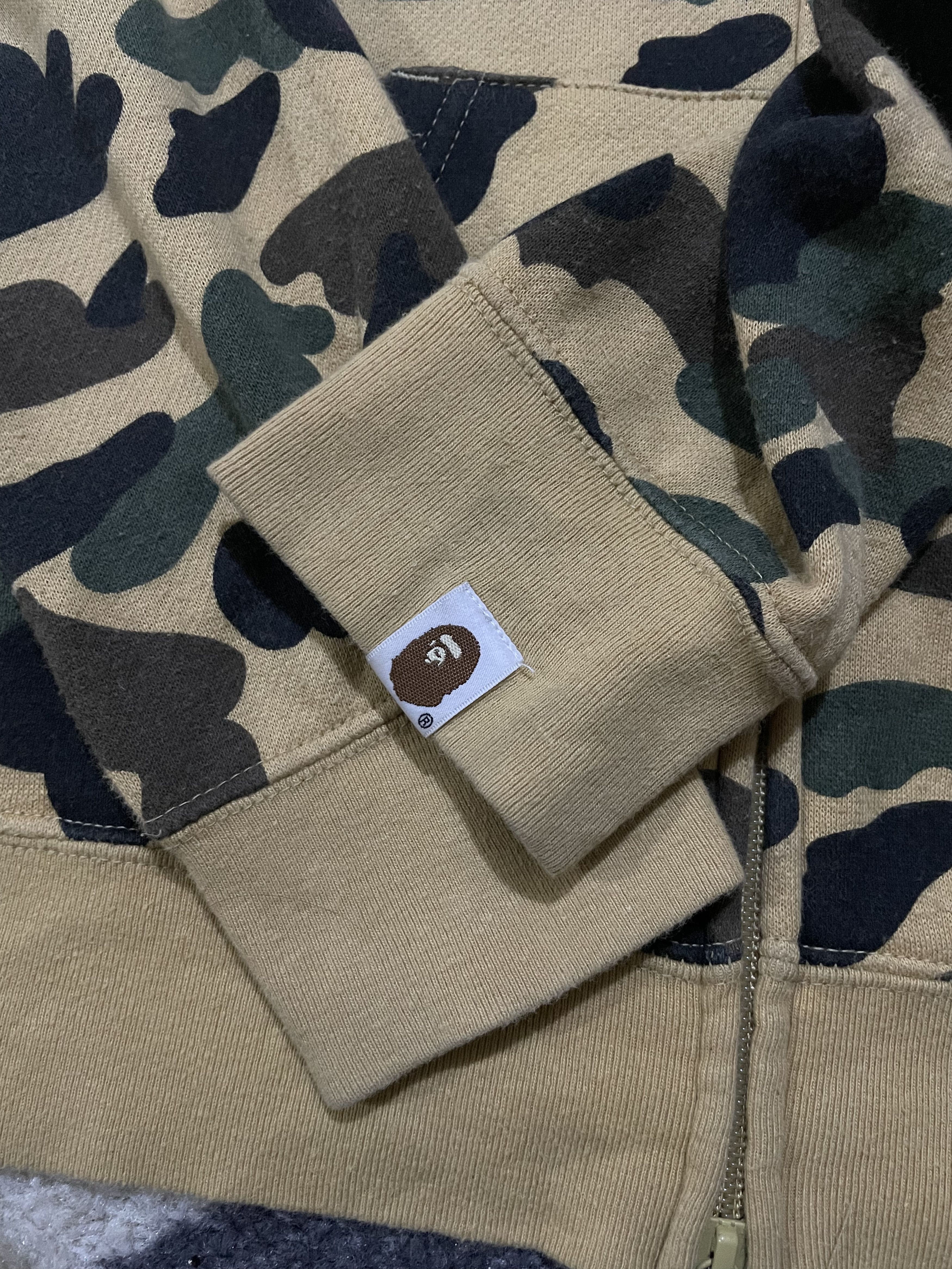 Bape Bape 1st Camo Yellow Full zip Hoodie Size S / US 4 / IT 40 - 6 Thumbnail