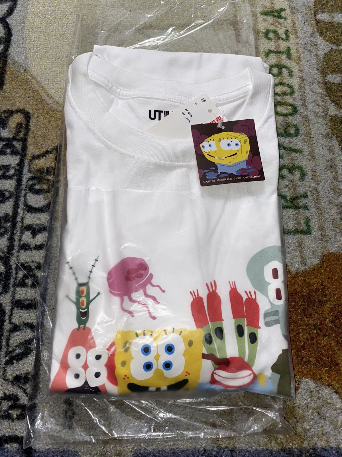 Cactus Plant Flea Market × Uniqlo Uniqlo x CPFM Spongebob Squarepants UT Graphic T-Shirt Size US XL / EU 56 / 4 - 1 Thumbnail