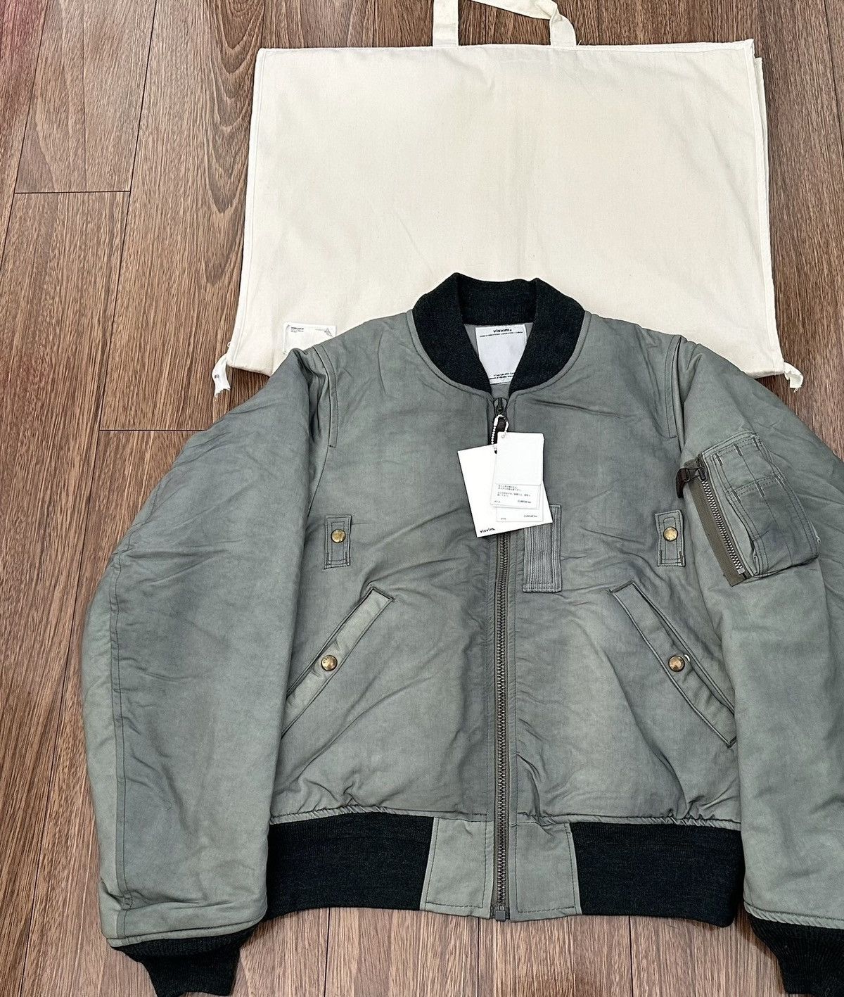 VISVIM 15AW THORSON JKT STARS & FLAG MA-1 Jacket