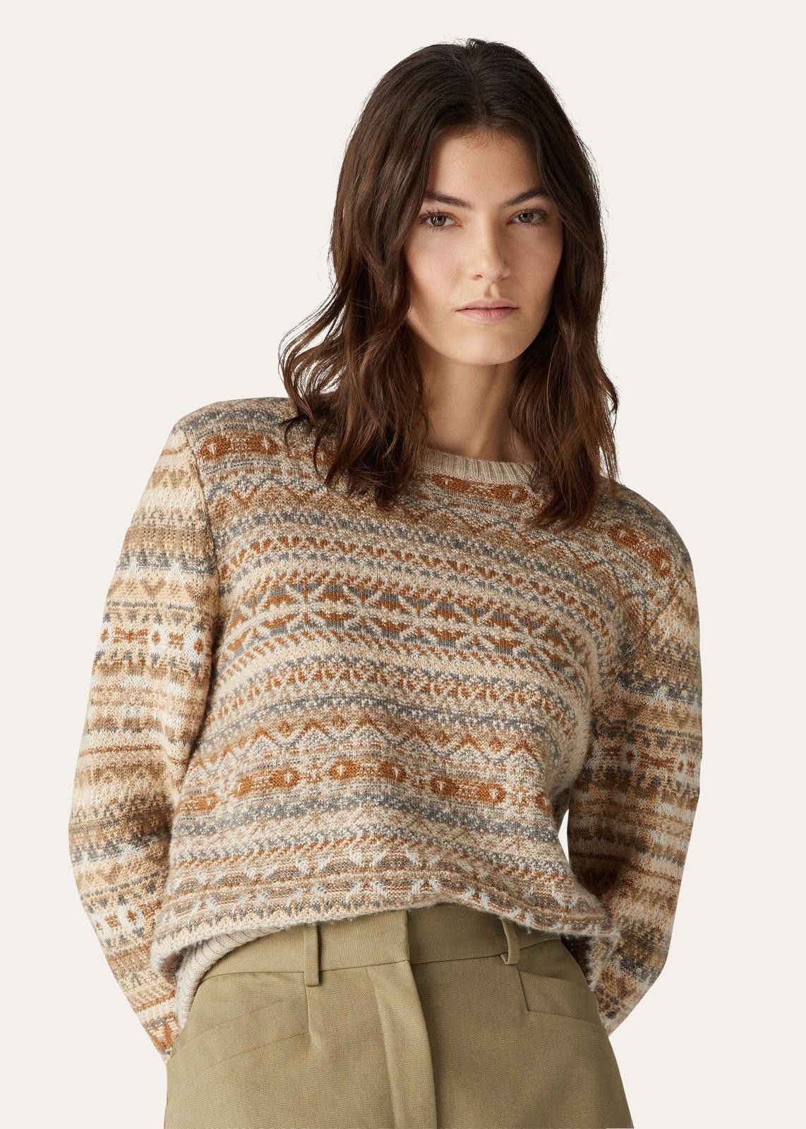 Loro Piana o1srvl11e0824 Kalgoorlie Crewneck Sweater in Multicolor Size XXL / US 16-18 / IT 52-54 - 3 Thumbnail