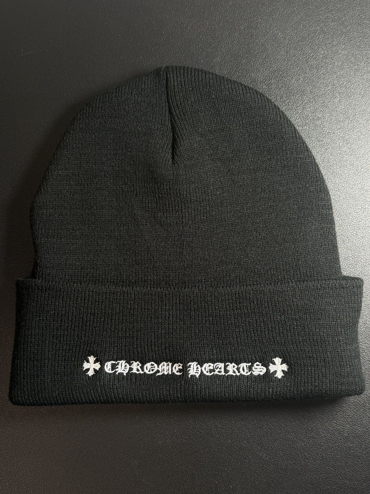 Brand New Chrome Hearts Black Beanie Hat