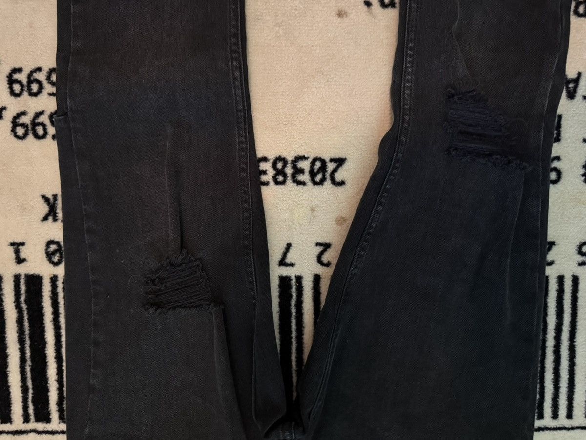 Ksubi Ksubi Black Distressed Skinny Jeans – Size 29 Size US 29 - 4 Thumbnail