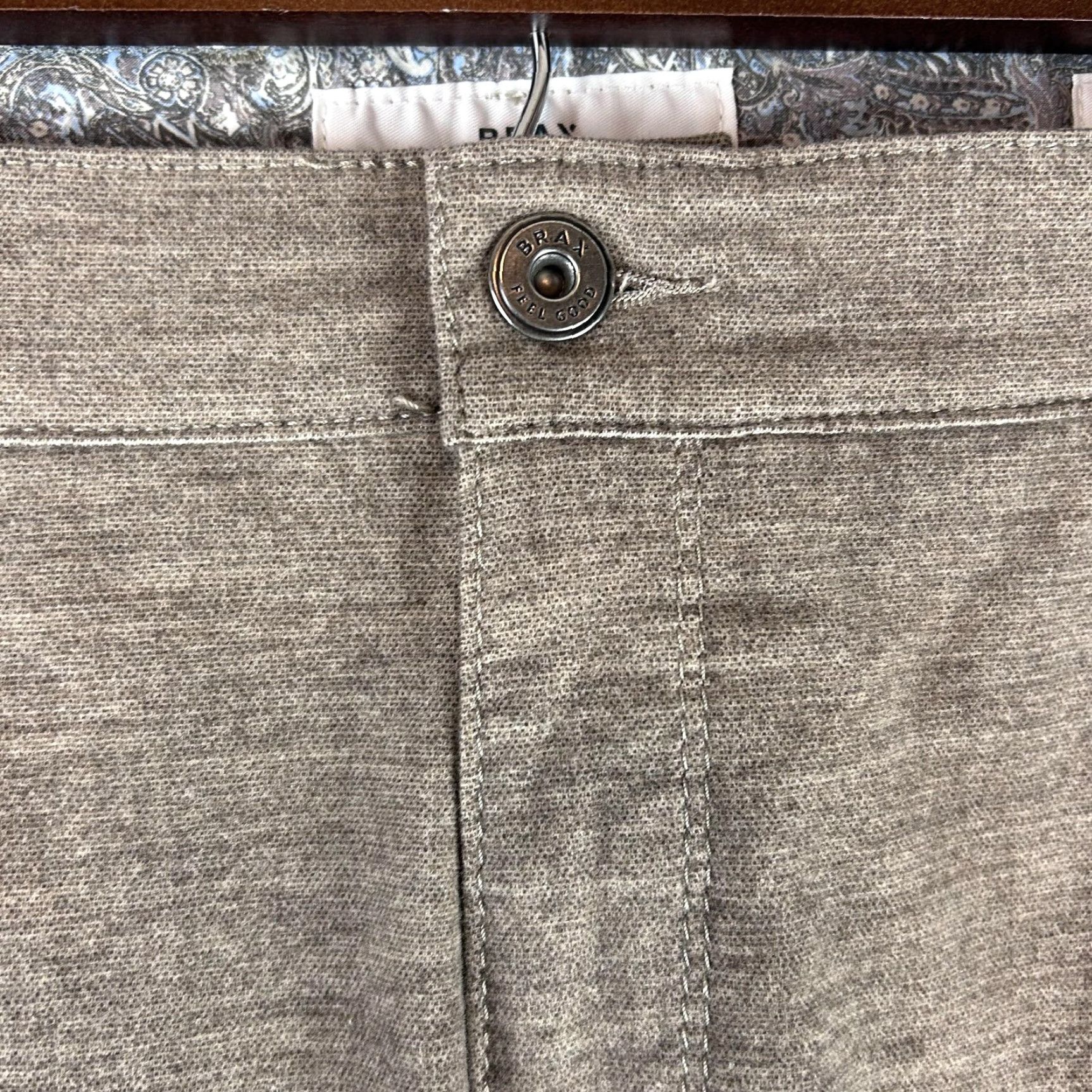BRAX BRAX Jeans Mens 38x28 Brown Chuck Modern Fit Five-Pocket Stretch Knit Casual Size US 38 / EU 54 - 3 Thumbnail