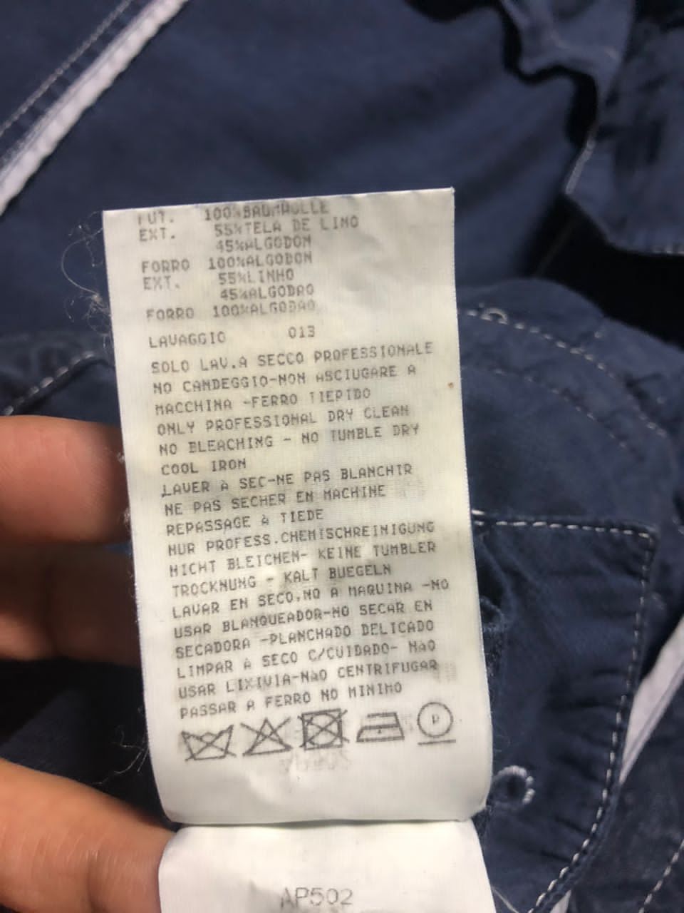 Armani Collezioni Armani Collezioni Denim Jacket No Collar Sunfaded Faded Size US M / EU 48-50 / 2 - 15 Thumbnail