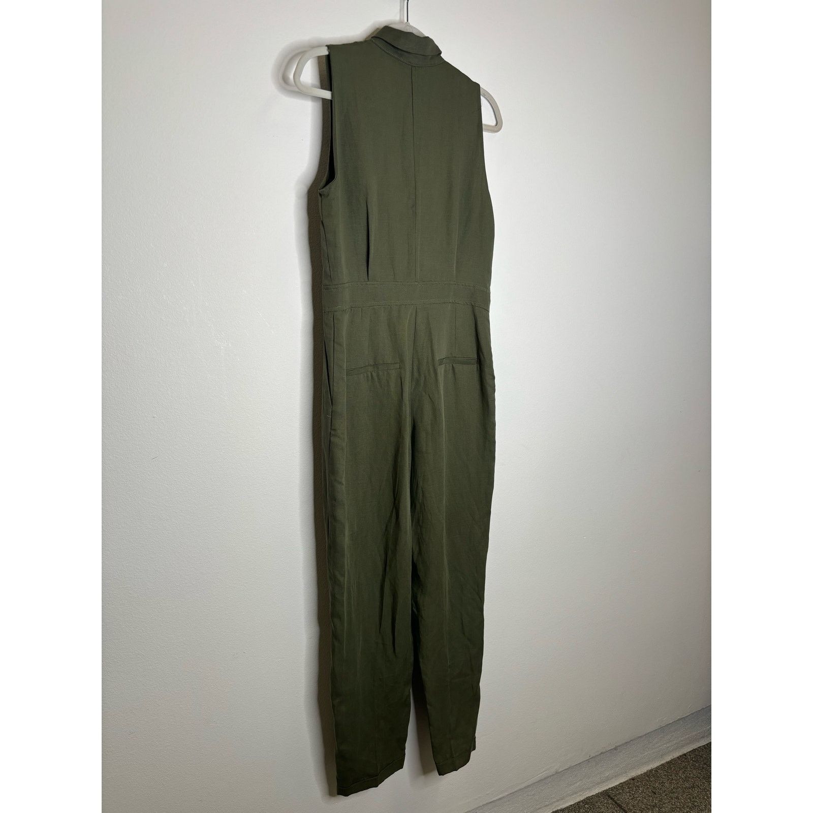 Mango MANGO Long Linen Jumpsuit Size 27" / US 4 / IT 40 - 7 Thumbnail