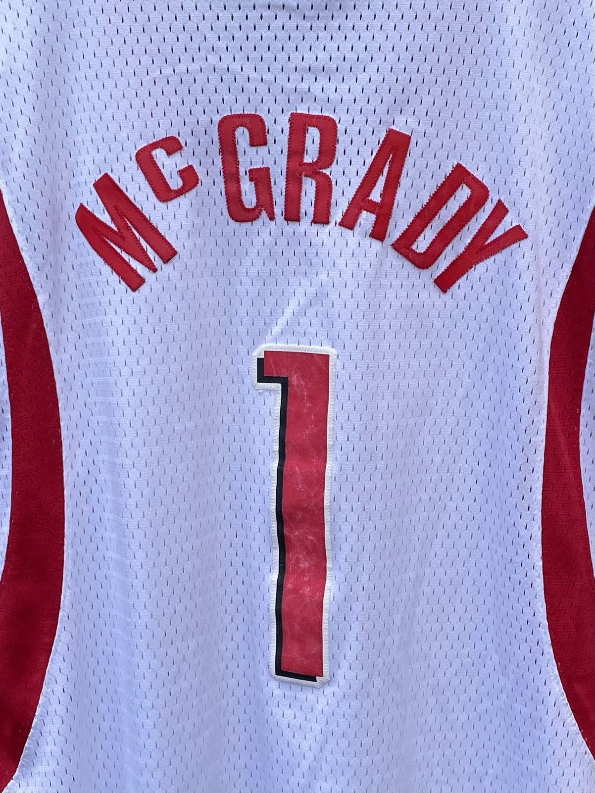 Adidas Tracy McGrady #1 Houston Rockets NBA Reebok Jersey sewn Size US XL / EU 56 / 4 - 8 Thumbnail