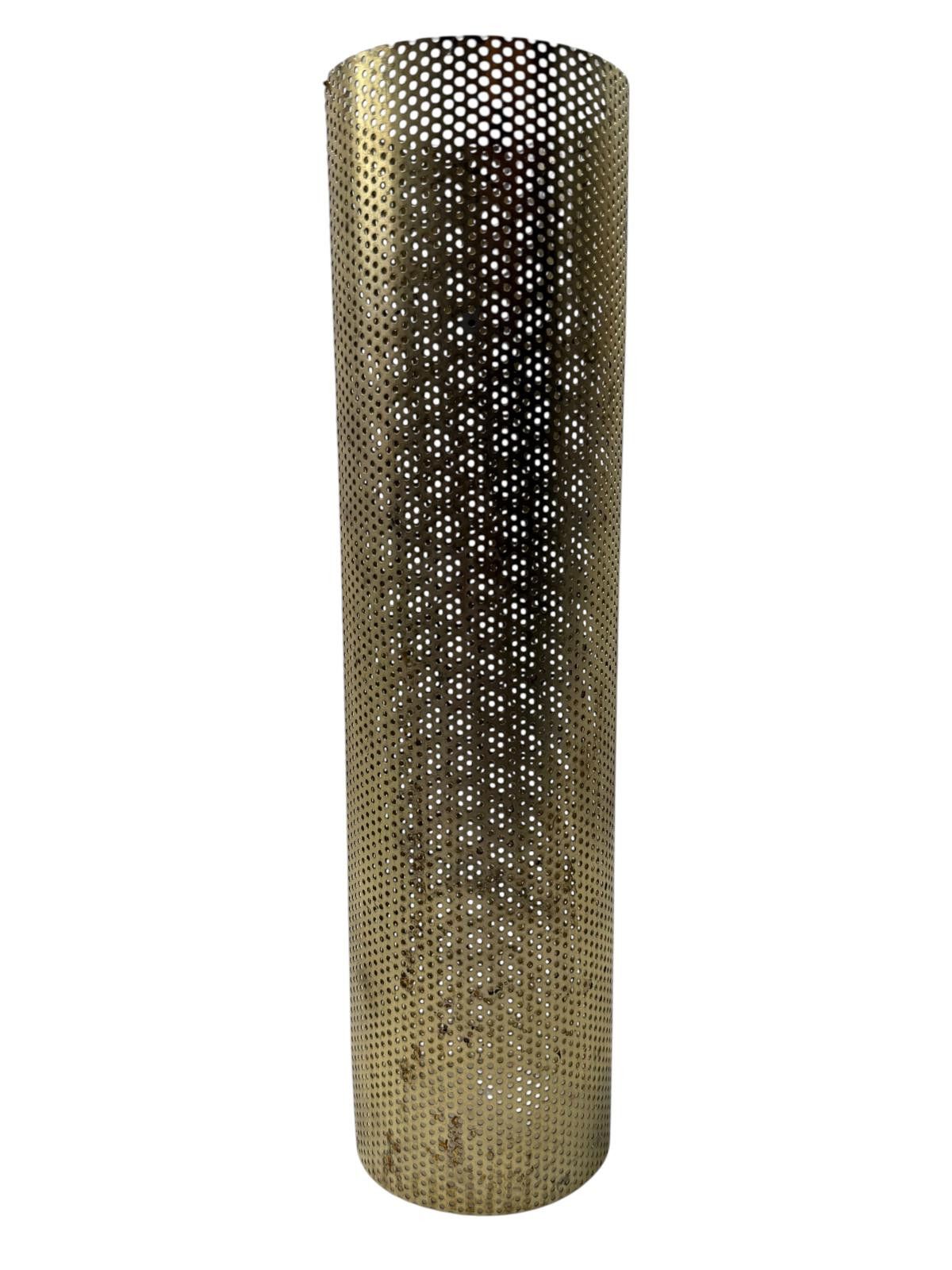 Designer Vintage MCM Brass Perforated Lamp Insert Diffuser Size ONE SIZE - 4 Thumbnail