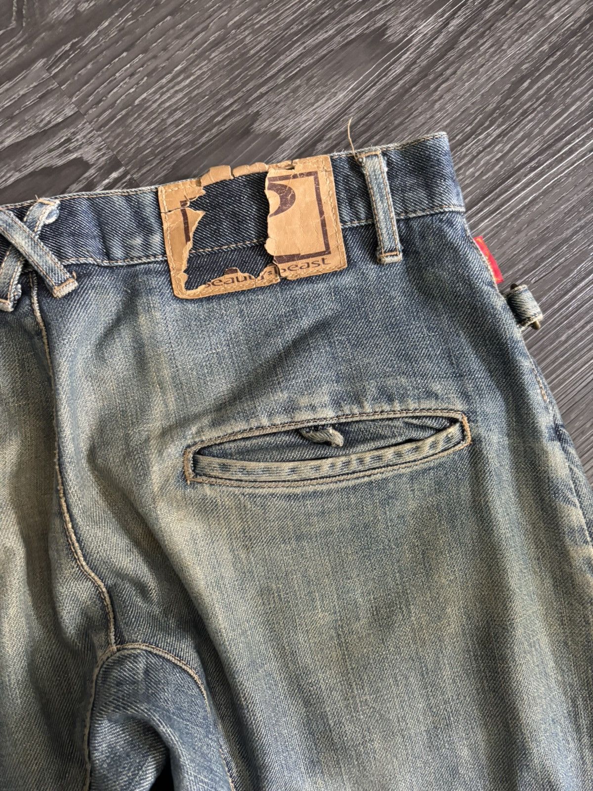 Beauty Beast Beauty:Beast Thrashed 3D Denim Size US 32 / EU 48 - 11 Thumbnail