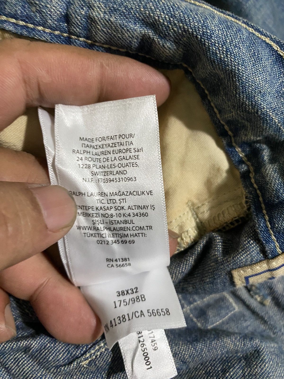 RRL Ralph Lauren Polo Ralph Lauren Patchwork Denim Pants Size US 39 - 13 Thumbnail