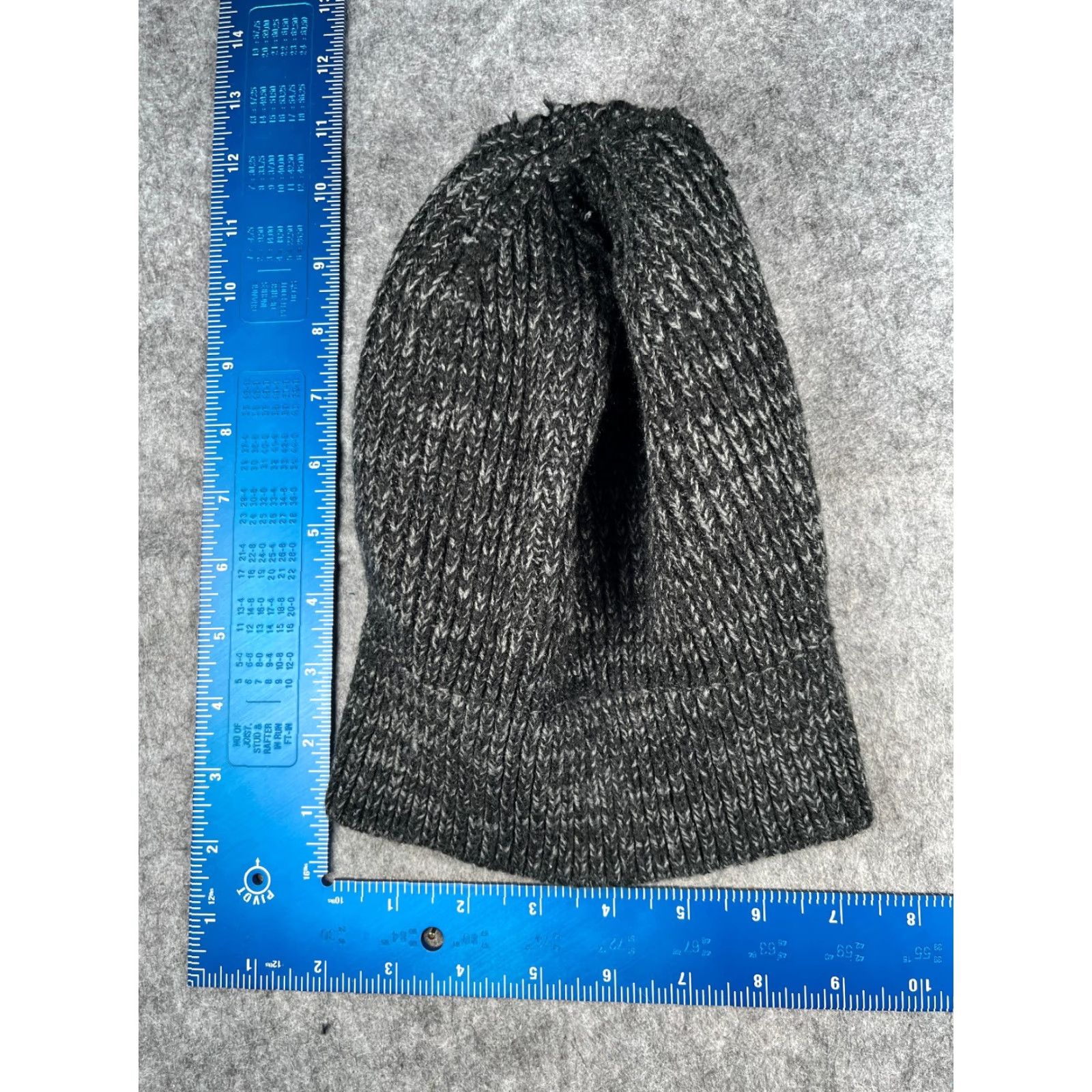 Hurley Hurley Beanie Hat Unisex Adults One Size Gray Knit 100% Acrylic Beanie Outdoor, Ski, Logo Mens Women Size ONE SIZE - 6 Thumbnail