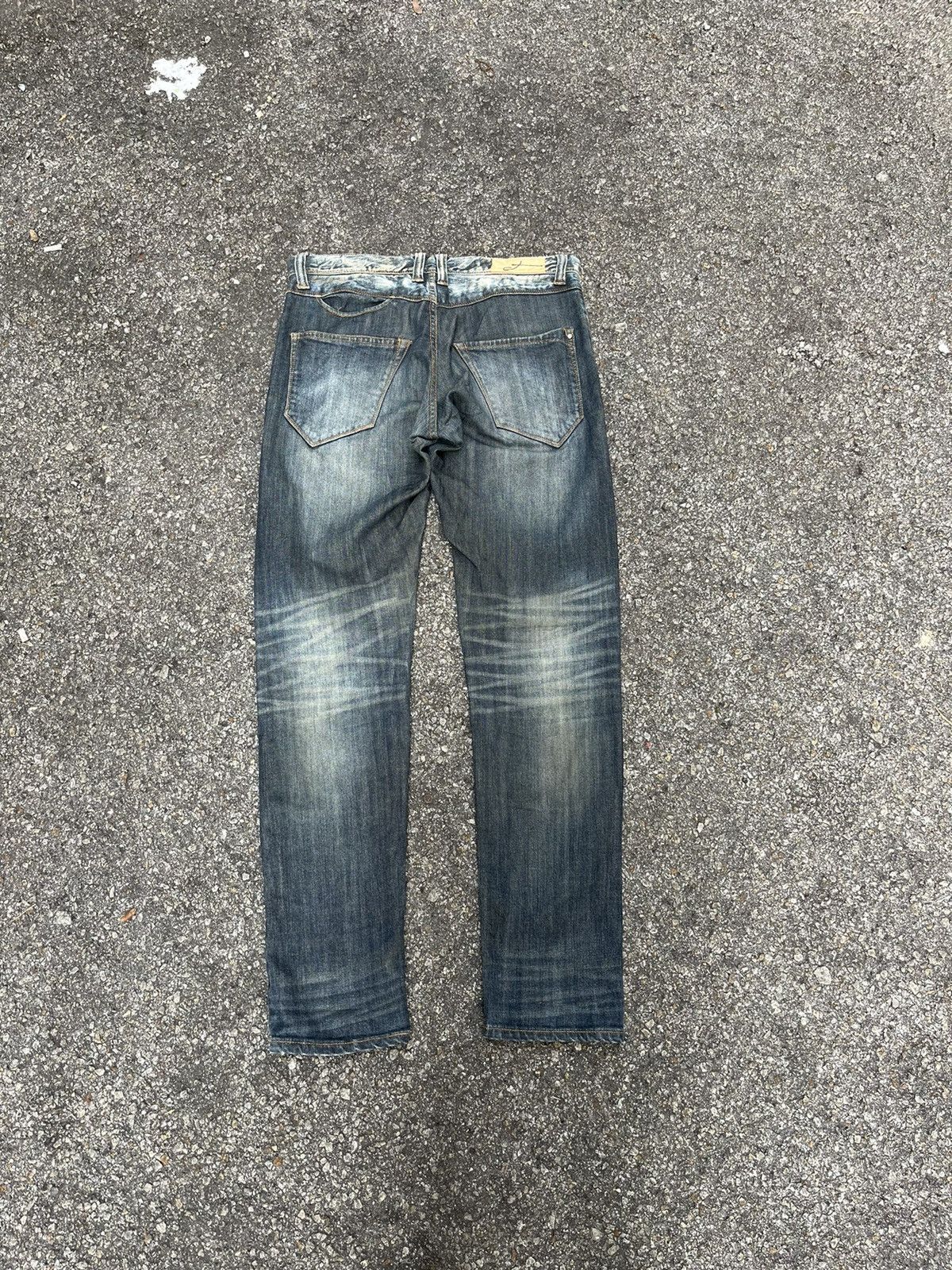 Issey Miyake TETE HOMME Denim Issey Miyake Slim Jeans Mud wash Rusty Pant Size US 31 - 9 Thumbnail