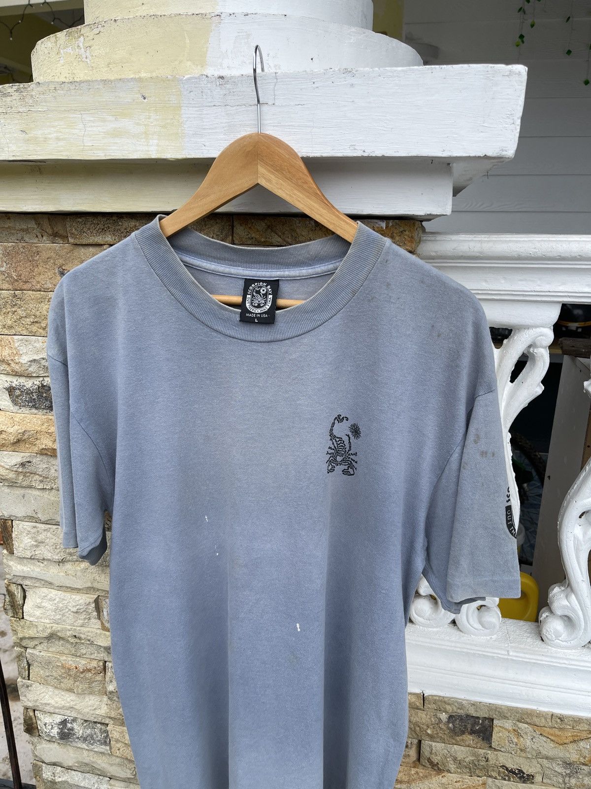 Ron Jon Surf Shop Sun Faded🔥Vtg SCORPION BAY Rasta Surfing T Shirt Size US L / EU 52-54 / 3 - 6 Thumbnail