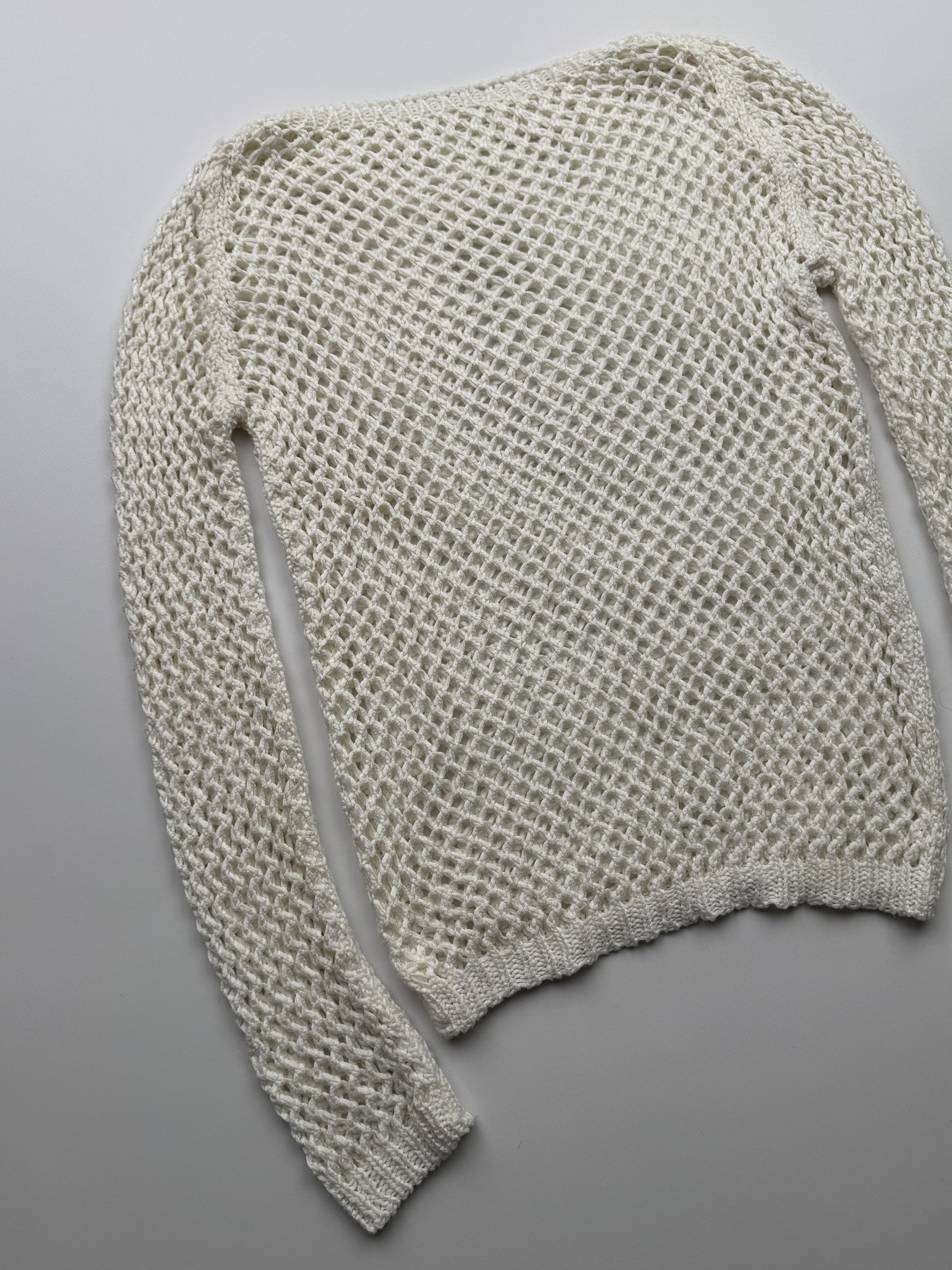 Vintage Vintage Mesh Sweater B419(V183)E2 Size M / US 6-8 / IT 42-44 - 6 Thumbnail