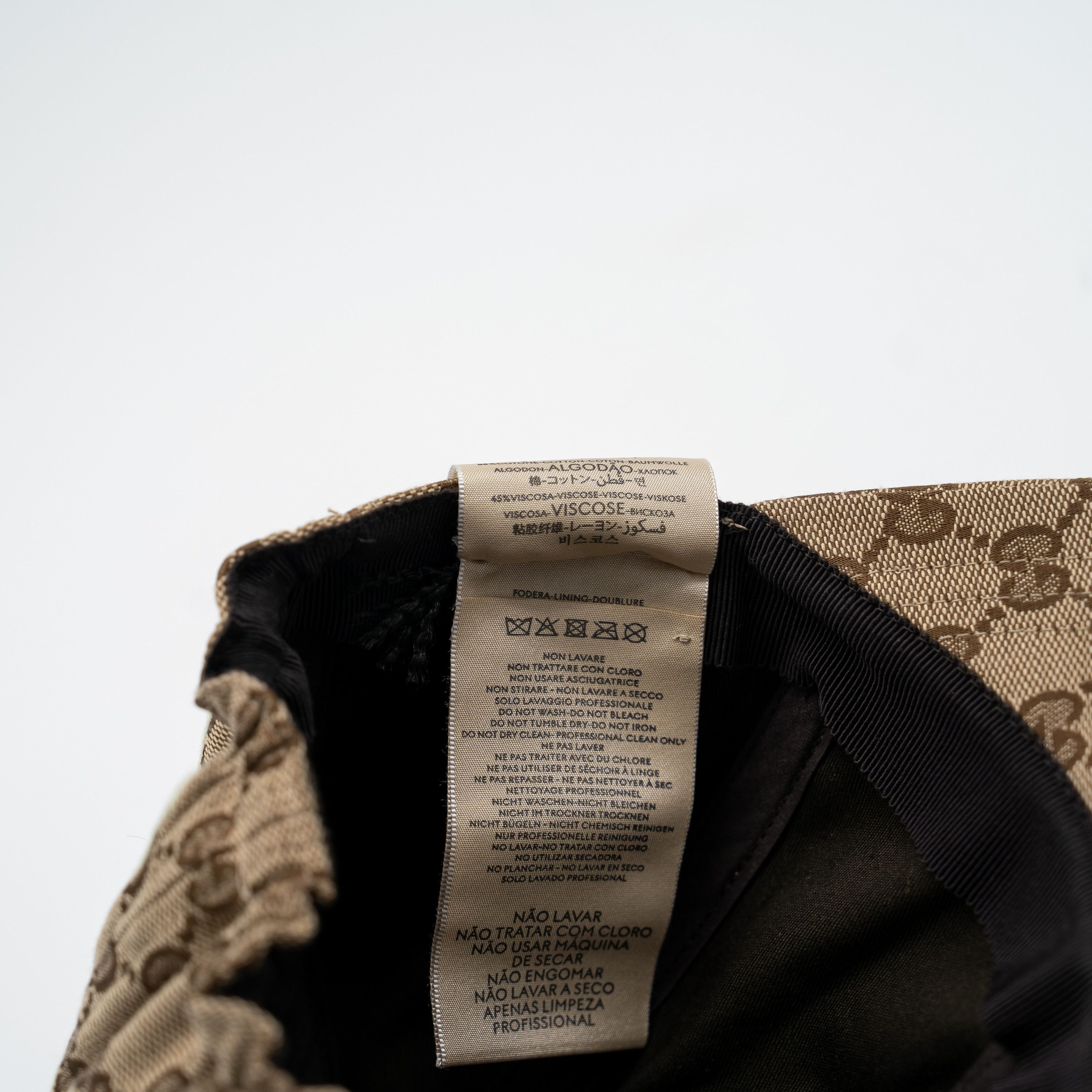 Gucci S Gucci GG Print Baseball Cap Hat Brown Beige logo 25 Size ONE SIZE - 9 Thumbnail