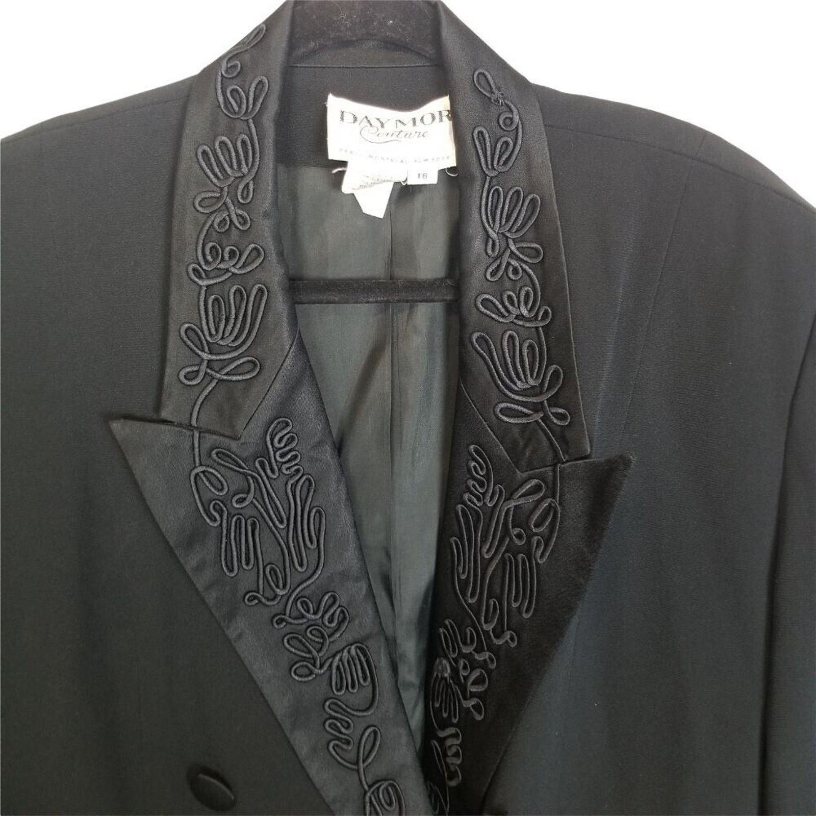 Vintage Vintage Daymor Couture Womens Blazer Evening Holiday 16 Size XXL / US 16-18 / IT 52-54 - 2 Thumbnail