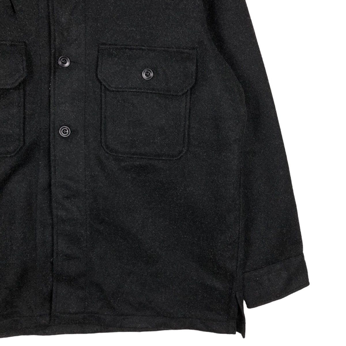 Japanese Brand 🔥Vintage Rich Black Wool Jacket Uniqlo Japan Issey Miyake Size US XL / EU 56 / 4 - 5 Thumbnail