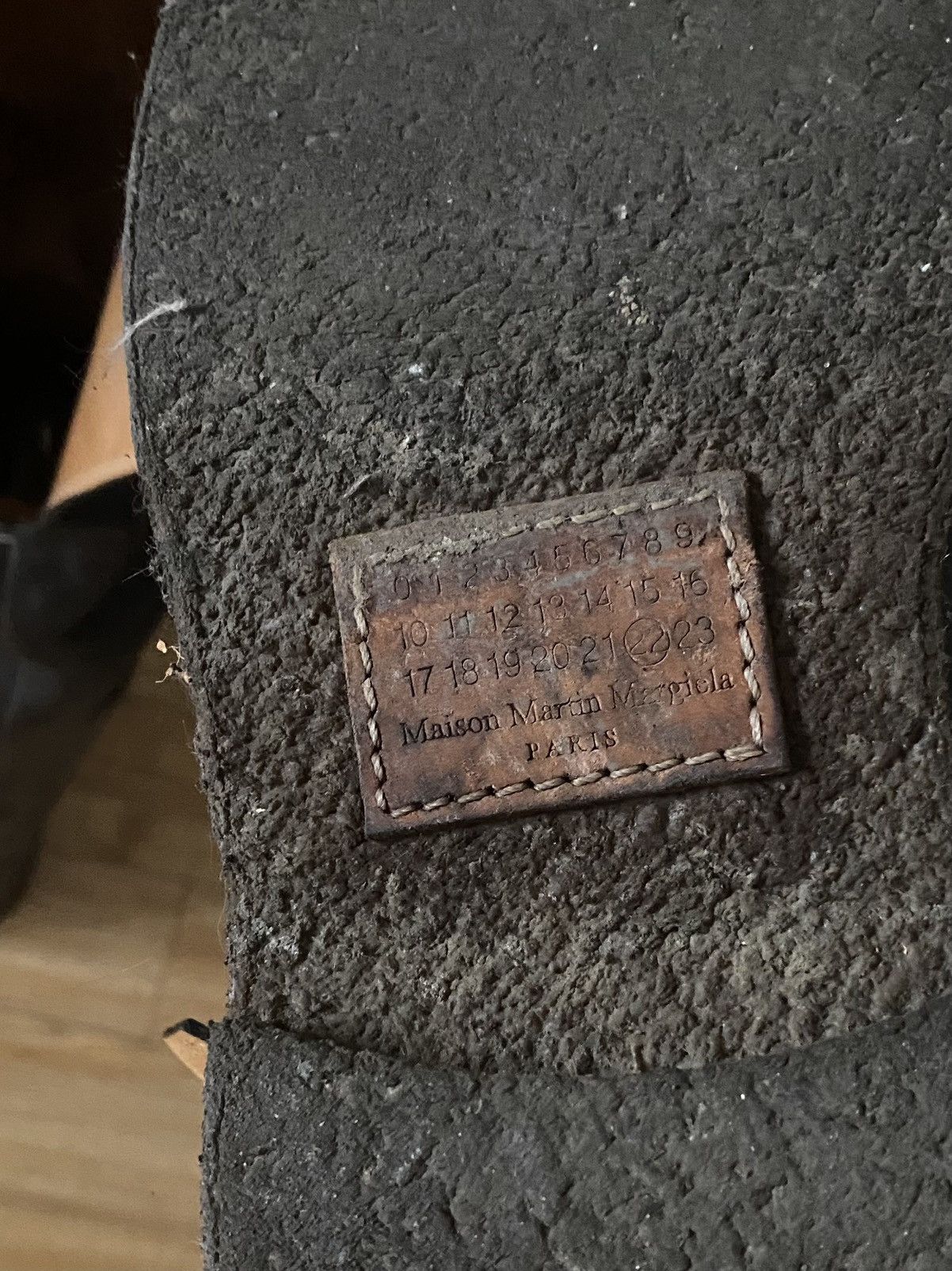 Maison Margiela Black Thigh High Boots
