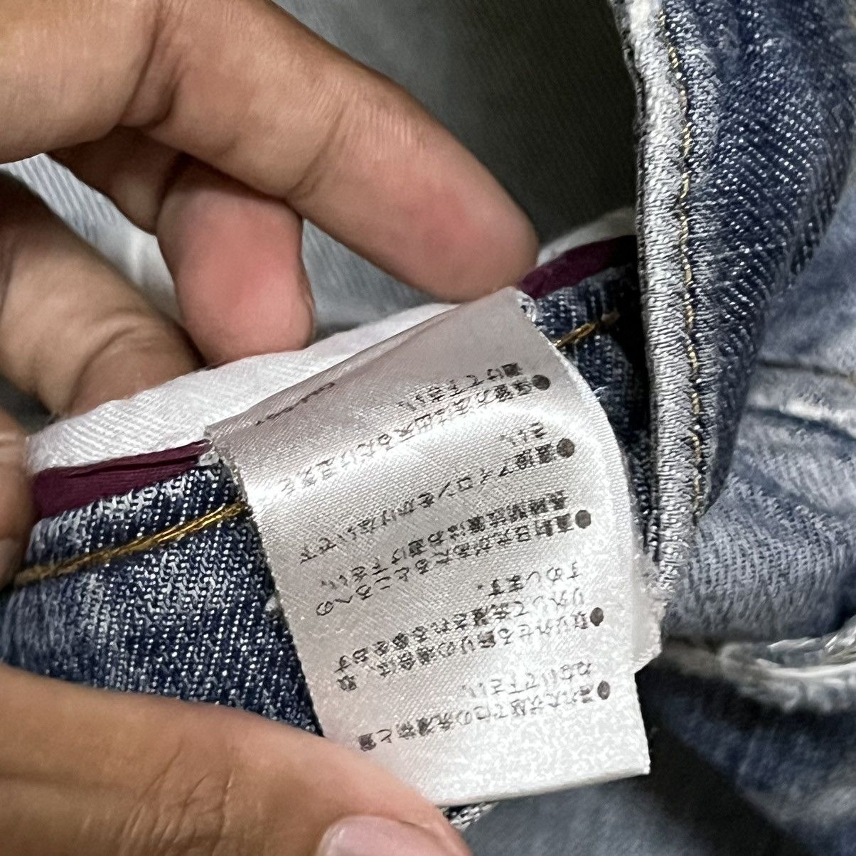 Japanese Brand Vintage Bobson Distressed Blue Denim Jeans Size US 34 / EU 50 - 8 Thumbnail