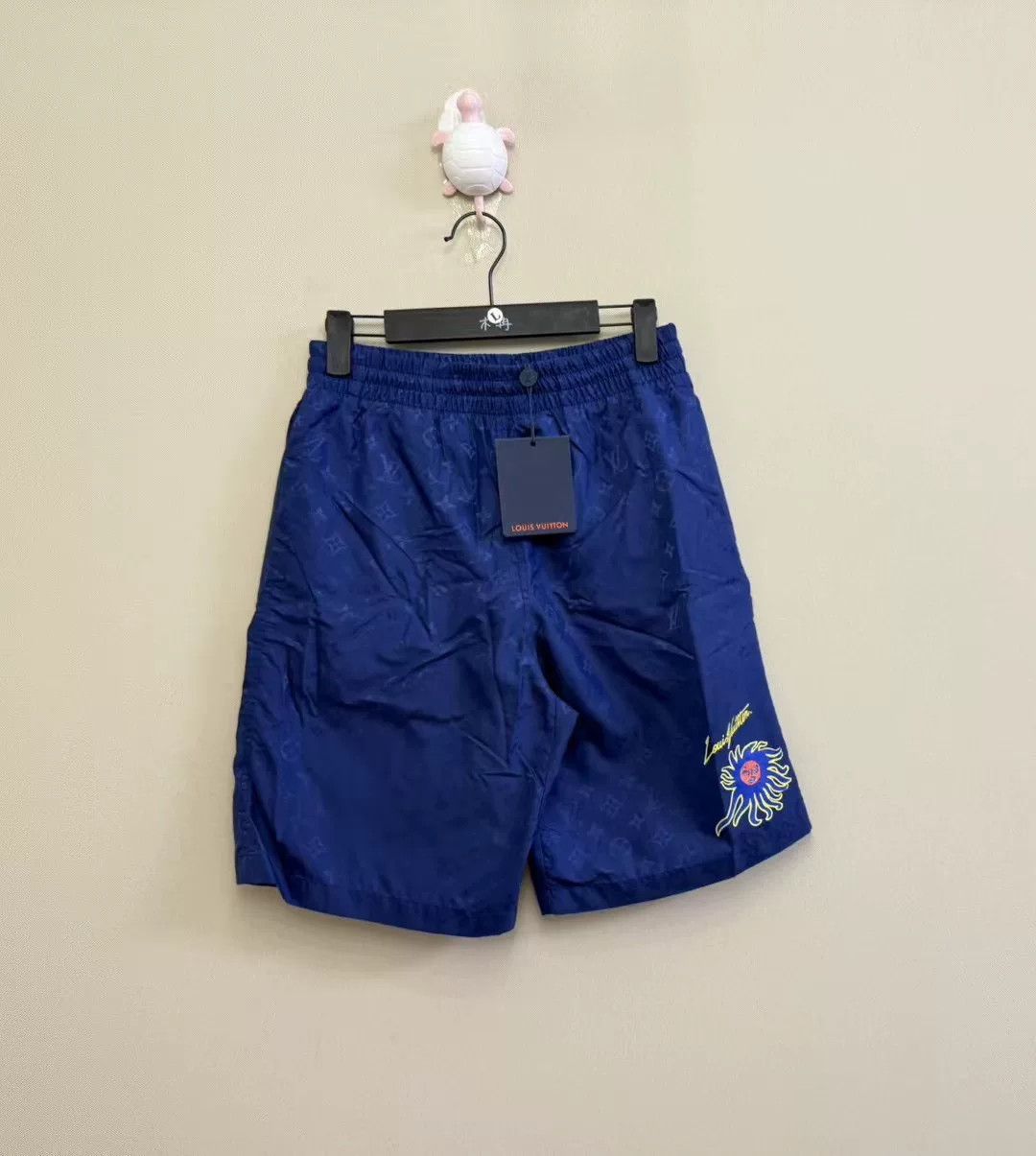 Yayoi Kusama Louis Vuitton x Yayoi Kusama Blue Logo Shorts Size 35" - 1 Thumbnail