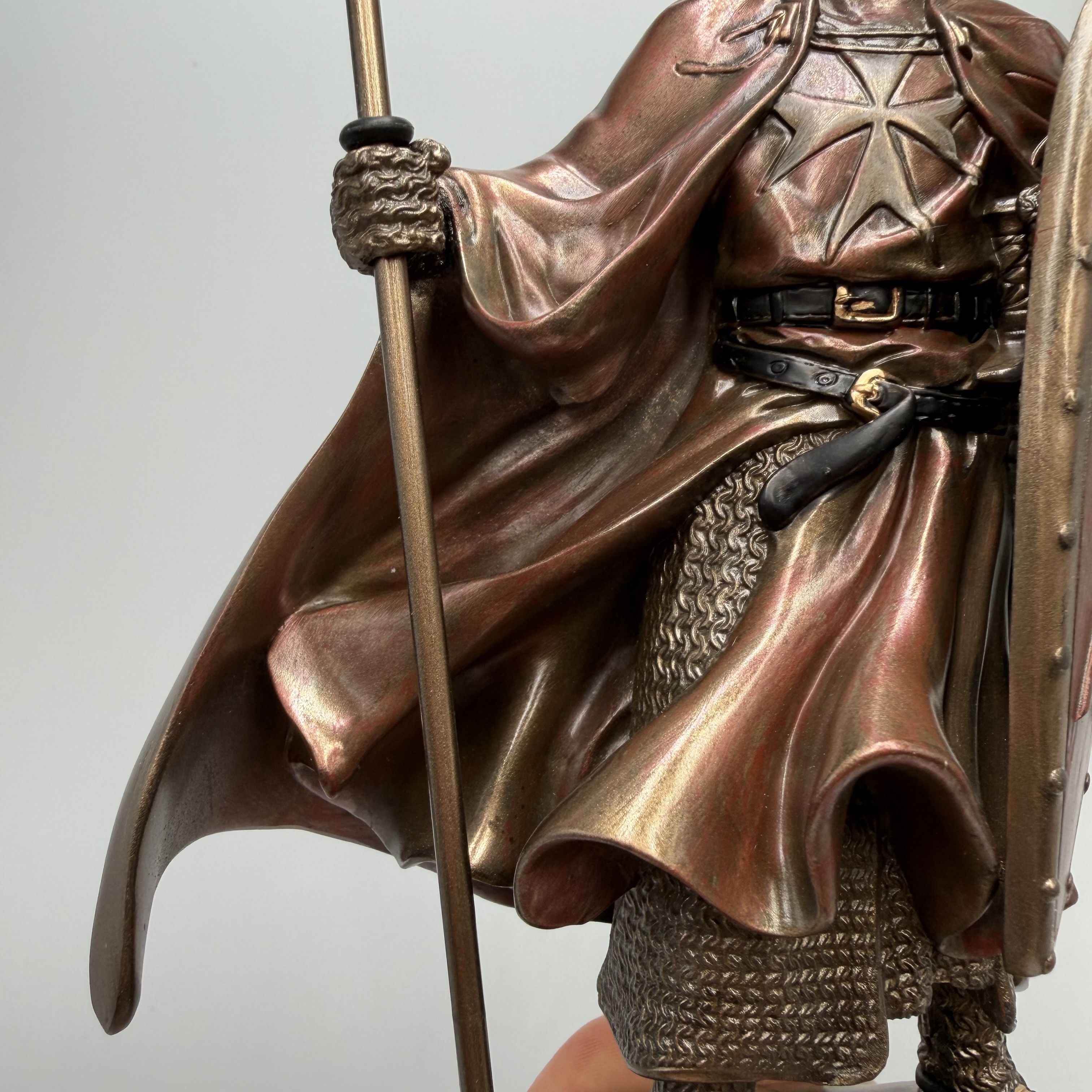Other Crusader Knight with Spear Statue Bronze Finish Figurine Size ONE SIZE - 4 Thumbnail