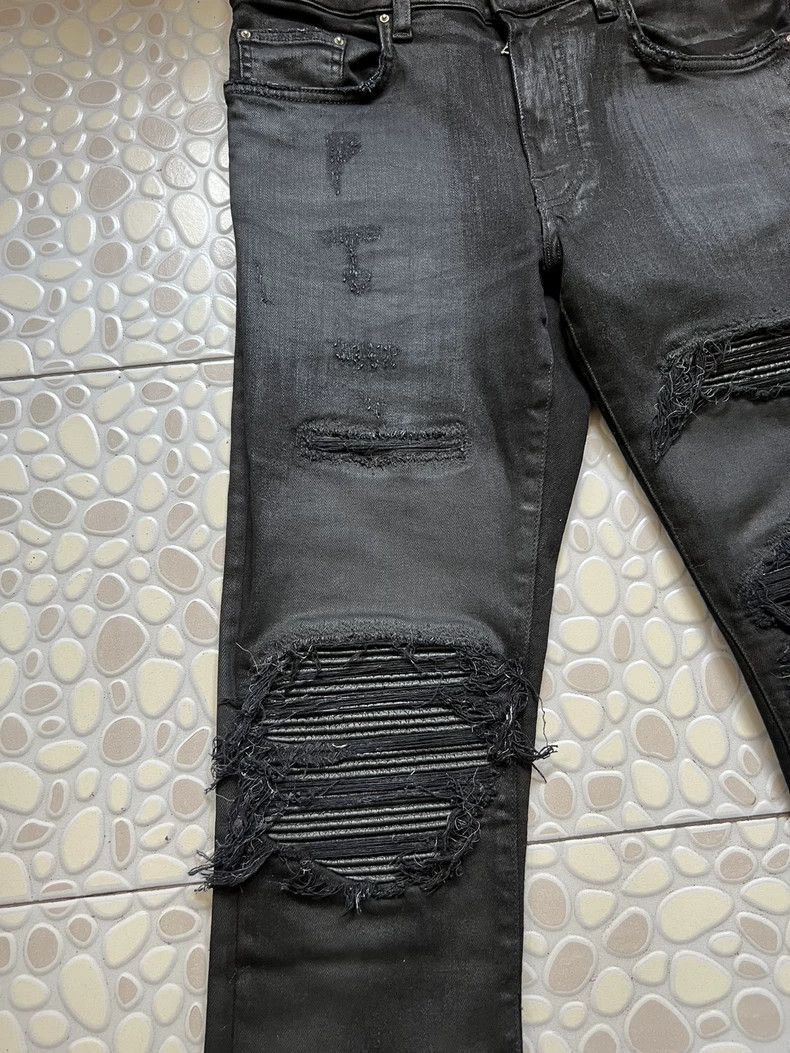 Amiri Amiri 16AW Wax Patch Leather jeans Size US 30 / EU 46 - 3 Thumbnail