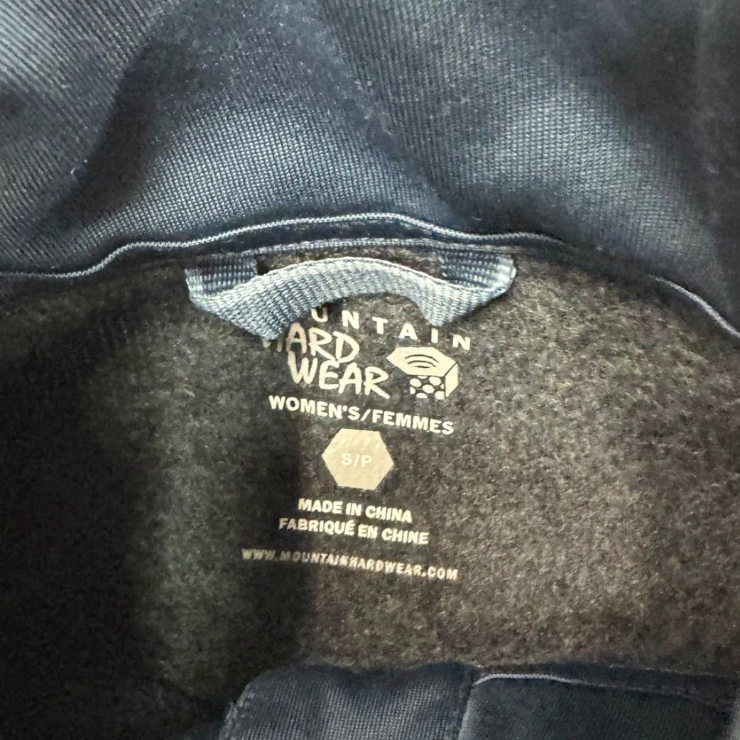 Prana VINTAGE Mountain Hardwear Sweater Women Small Blue Wool Blend Button Knit Size S / US 4 / IT 40 - 4 Thumbnail