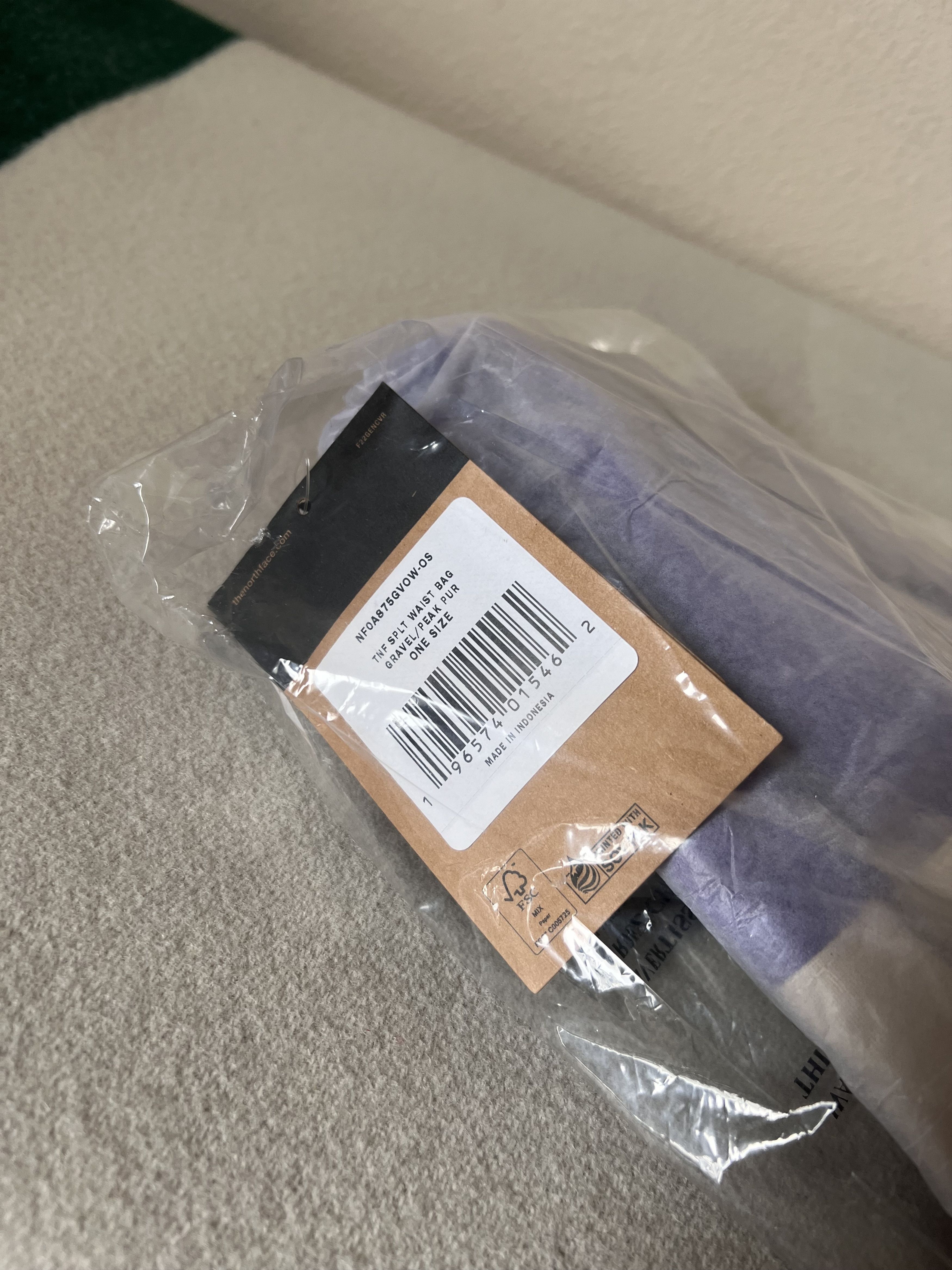 Supreme × The North Face Supreme The North Face Split Waist Bag in Tan Purple Size ONE SIZE - 3 Thumbnail